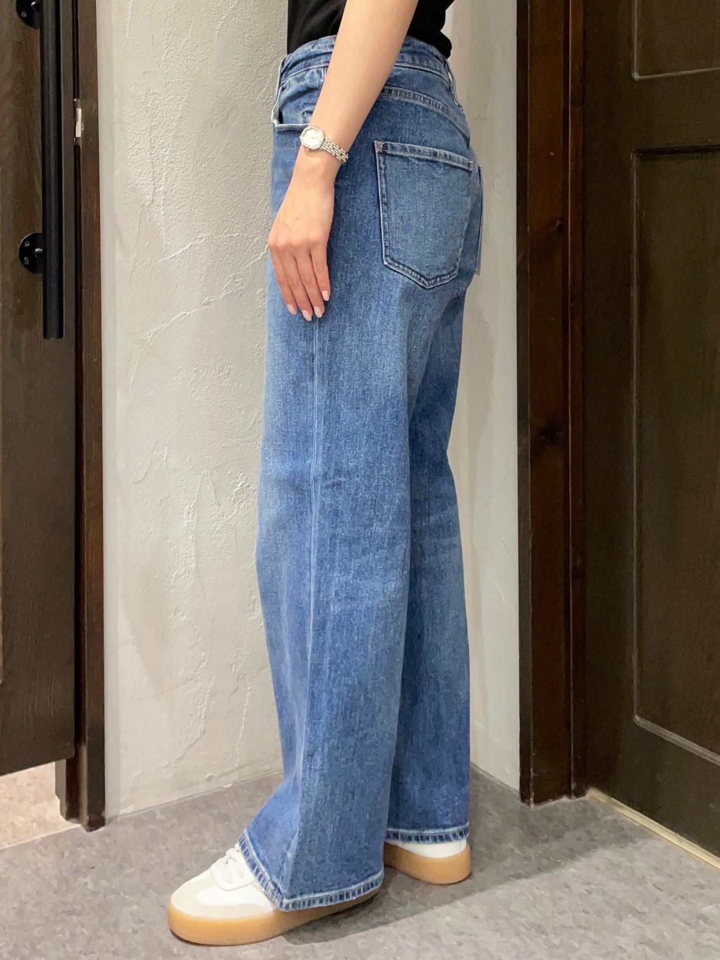 【Healthy denim】ピンクペッパーミッドライズ