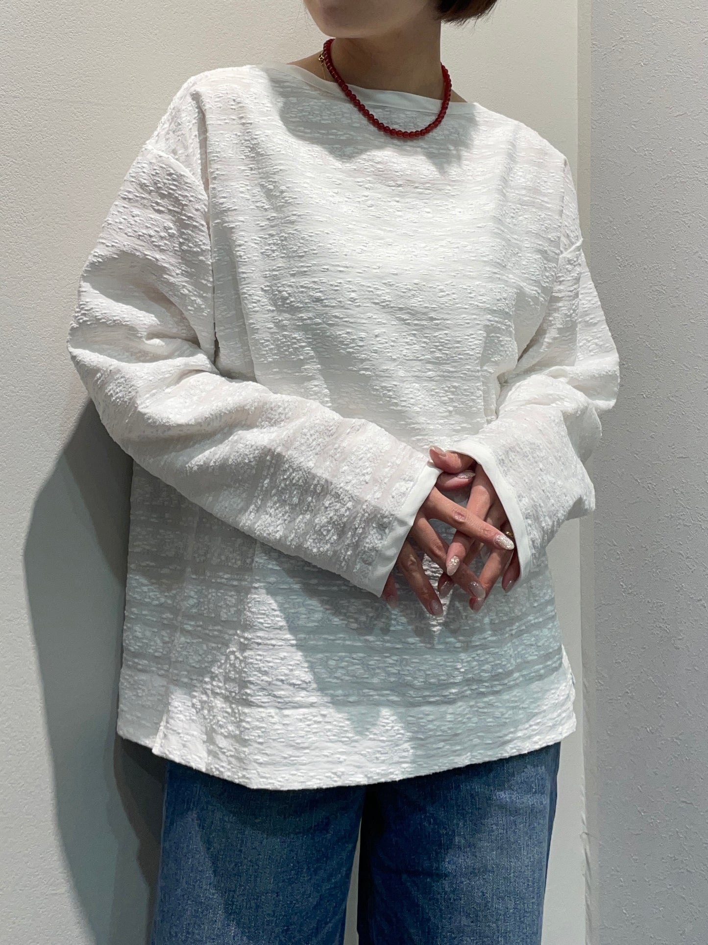 【YENN】ロングＴブラウス