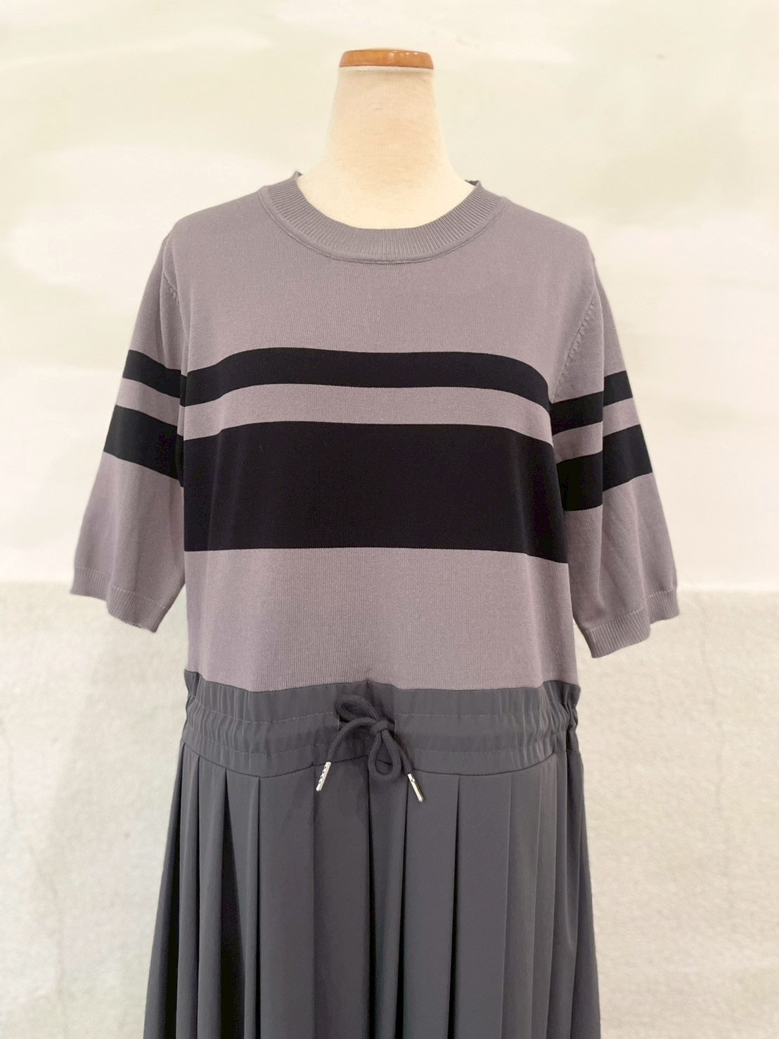 【botanical】プリーツスカートワンピース