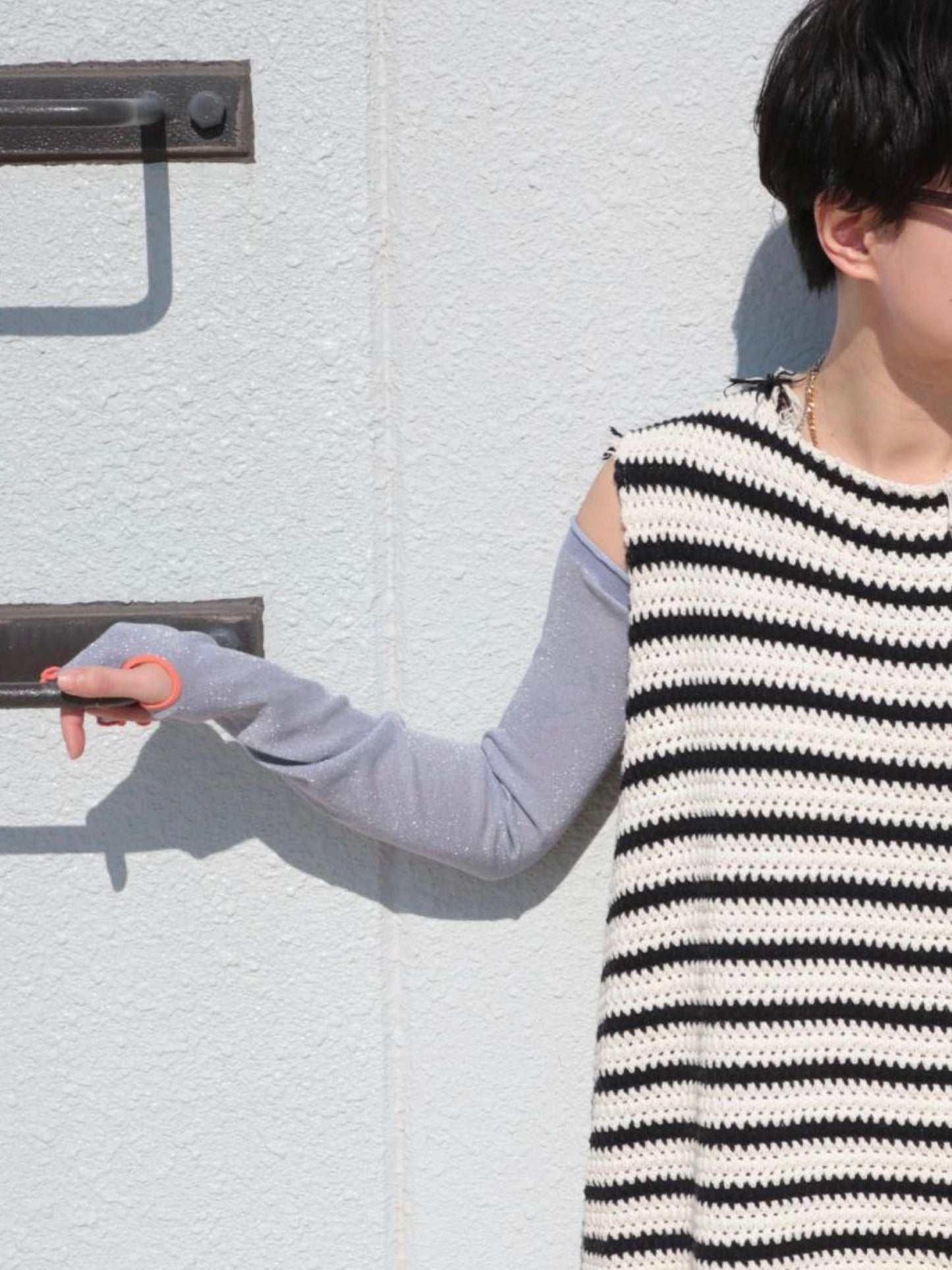 【KIVISDOU】UVカットスパークル アームカバー (ラメ)