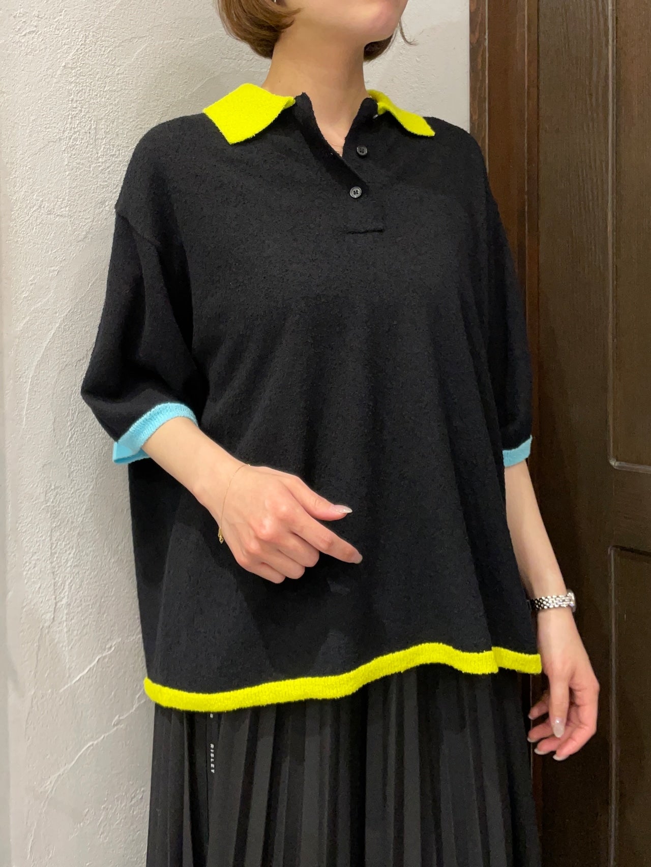 【THOMAS MAGPIE】 14G Plainニット