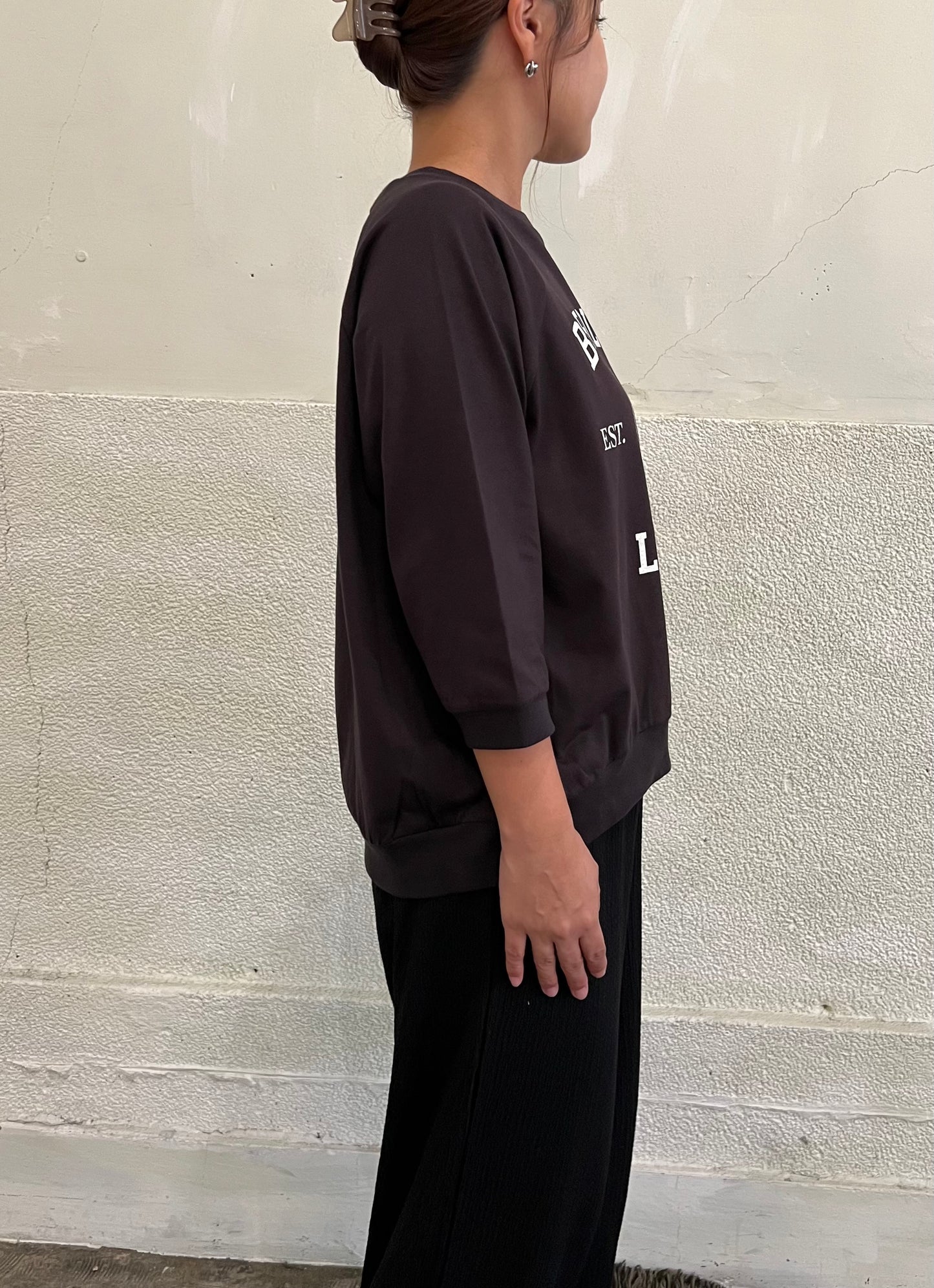 【QTUME】6分袖ジャージTシャツ