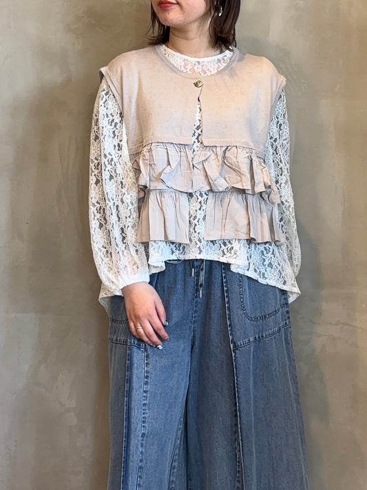 【maomade】リネンコットンカーディガン