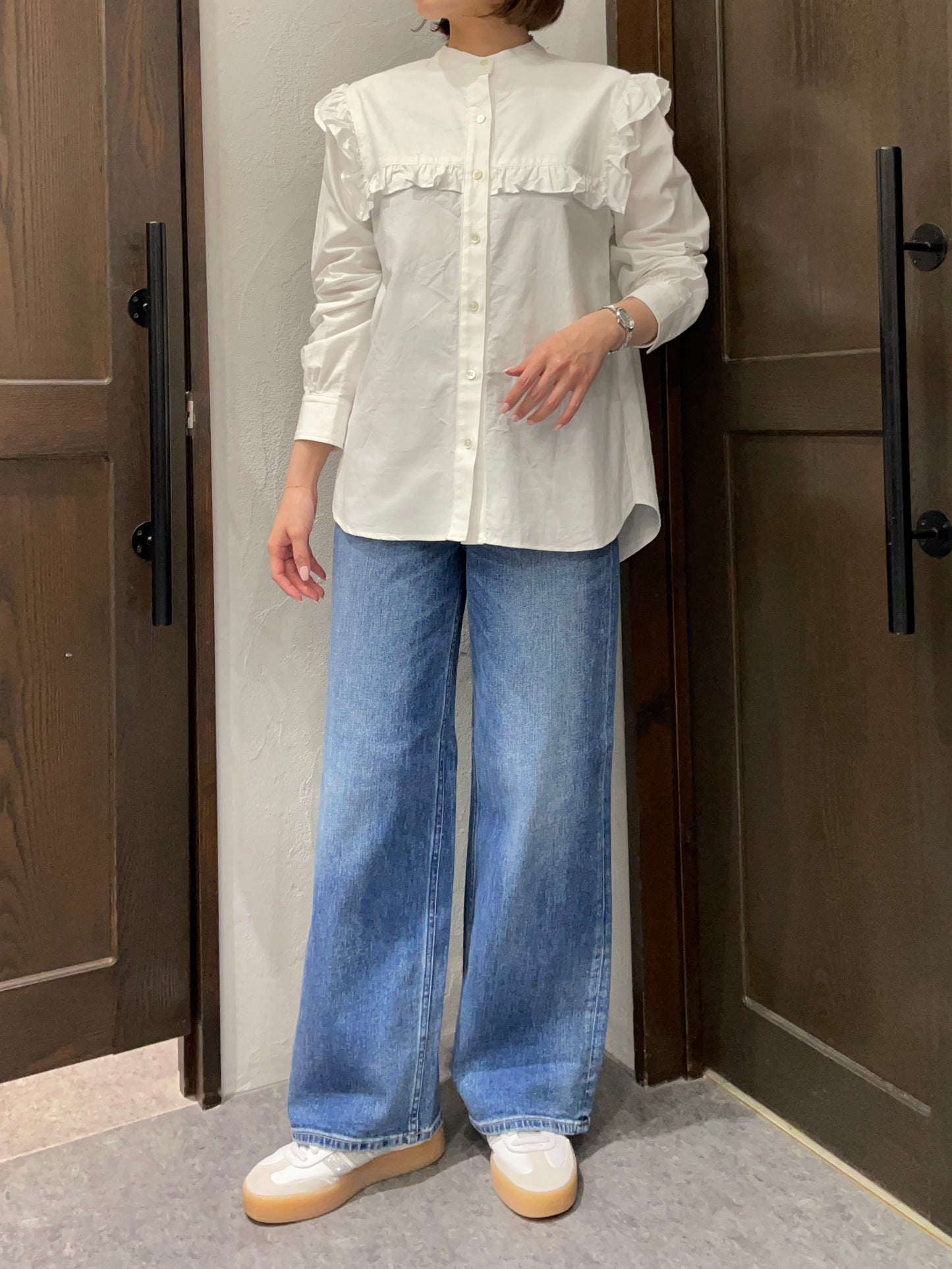 【Healthy denim】ピンクペッパーミッドライズ