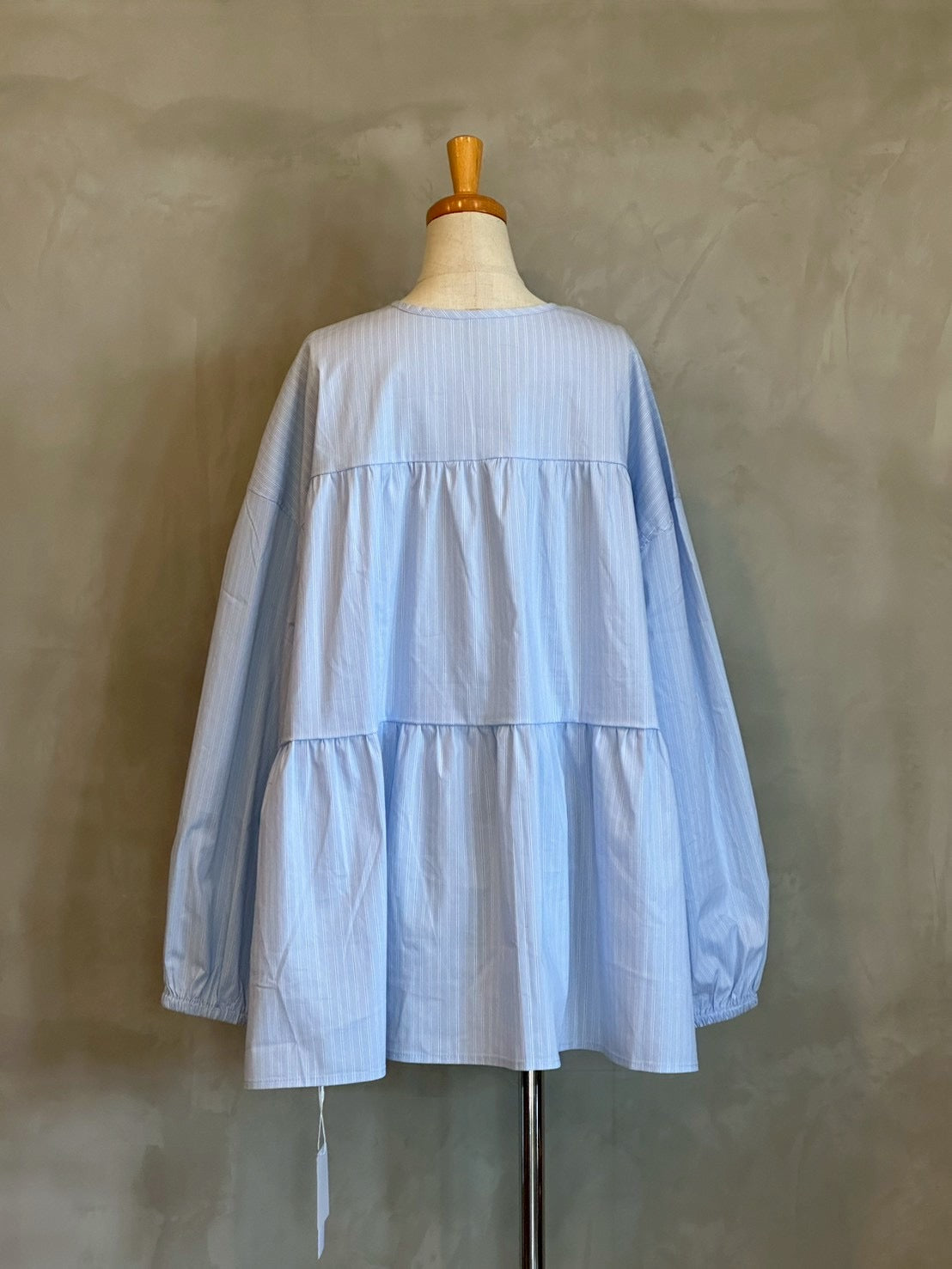 【botanical】ティアードチュニック長袖ブラウス