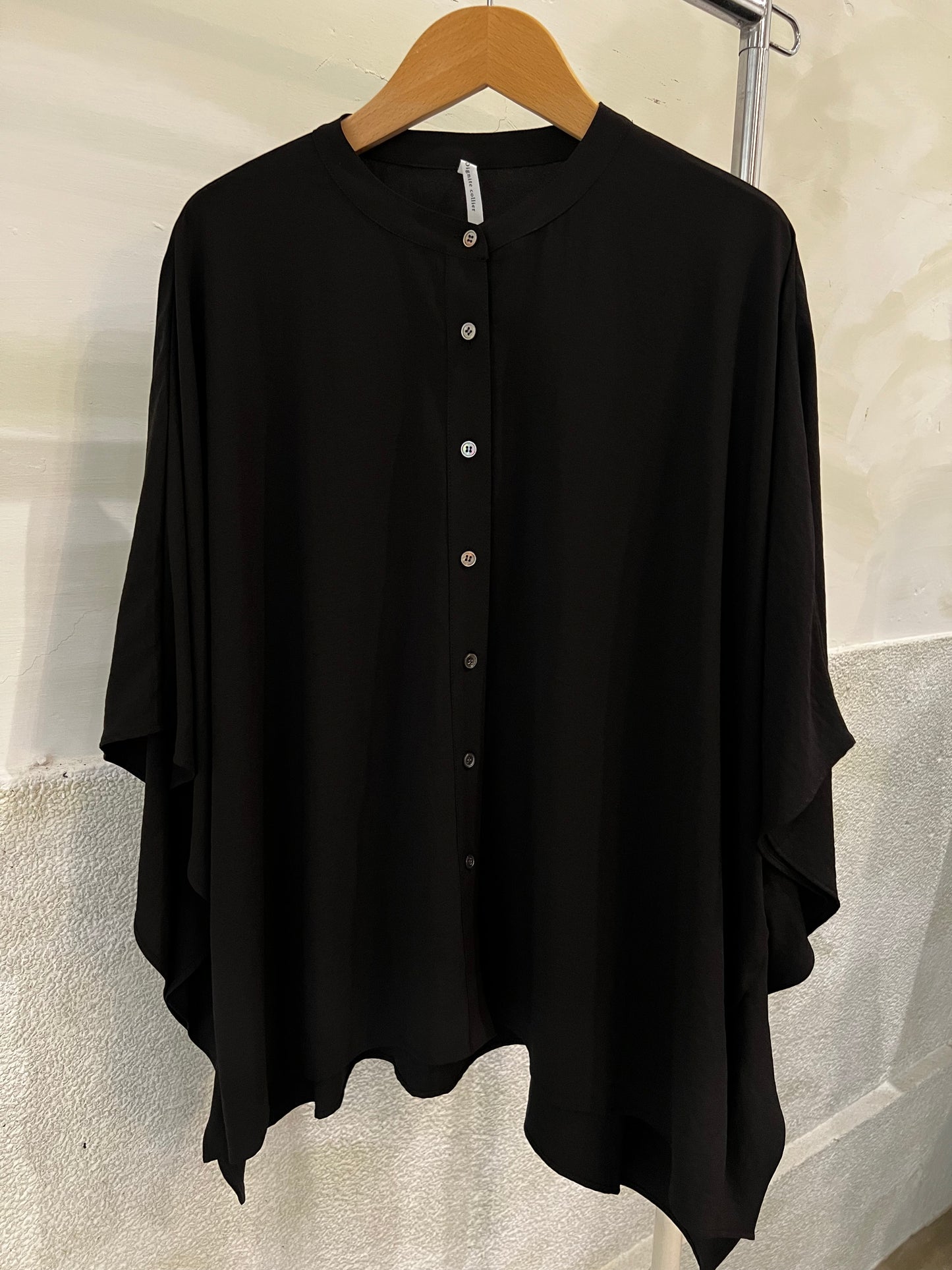 【Dignite collier】シフォンポンチョブラウス