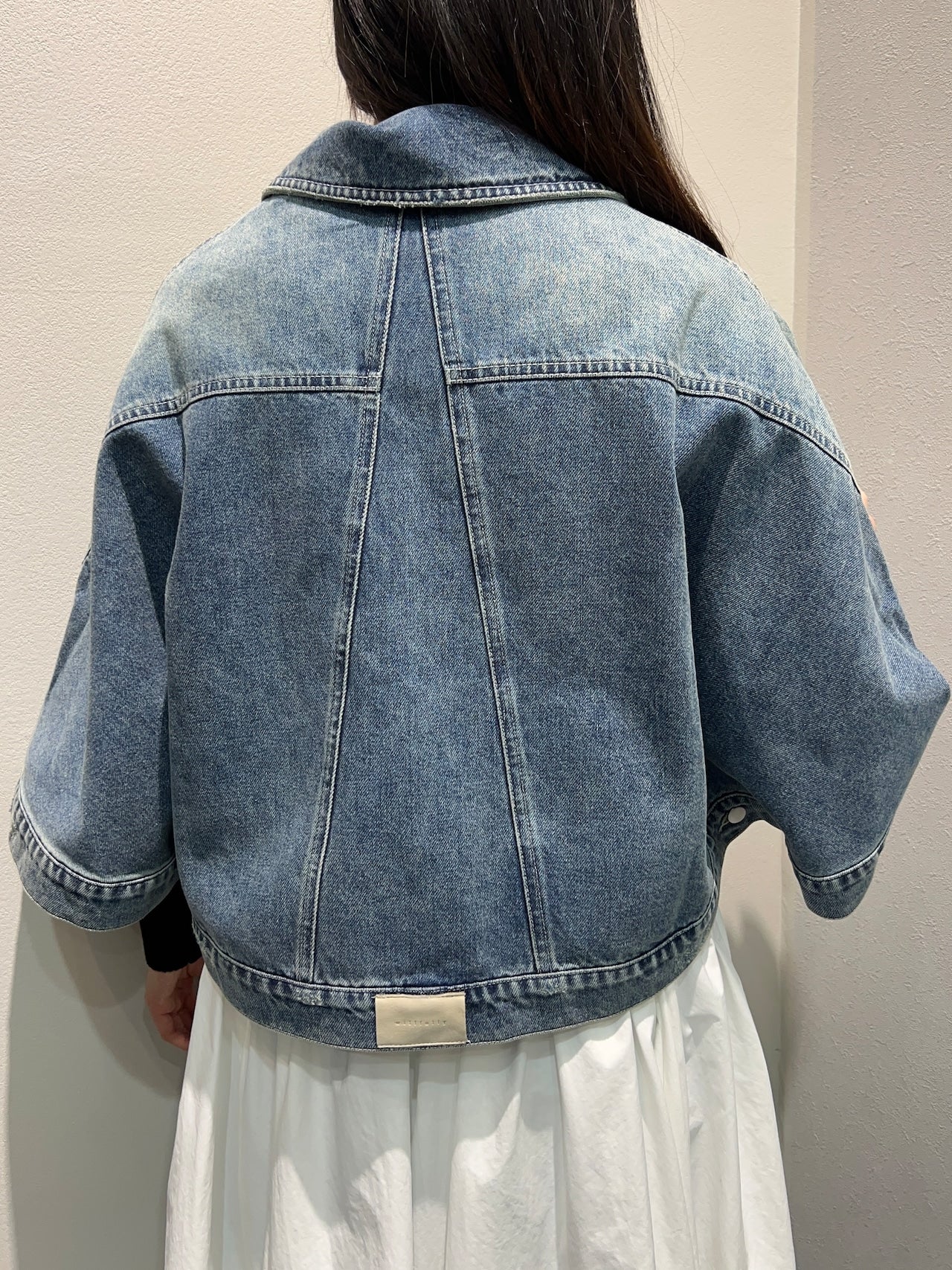 【WILLFULLY】デニムポンチョ