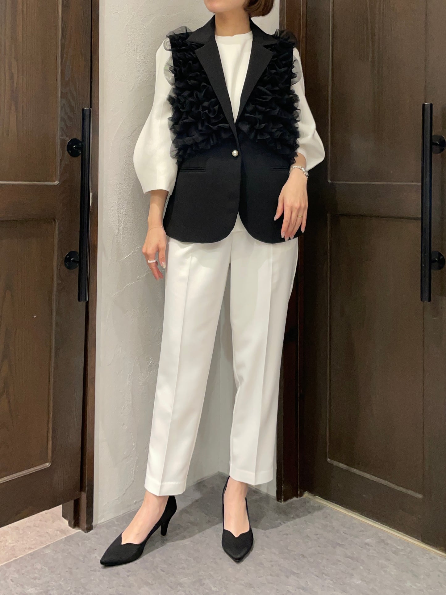 【PICCIN PERLA】チュールジレ