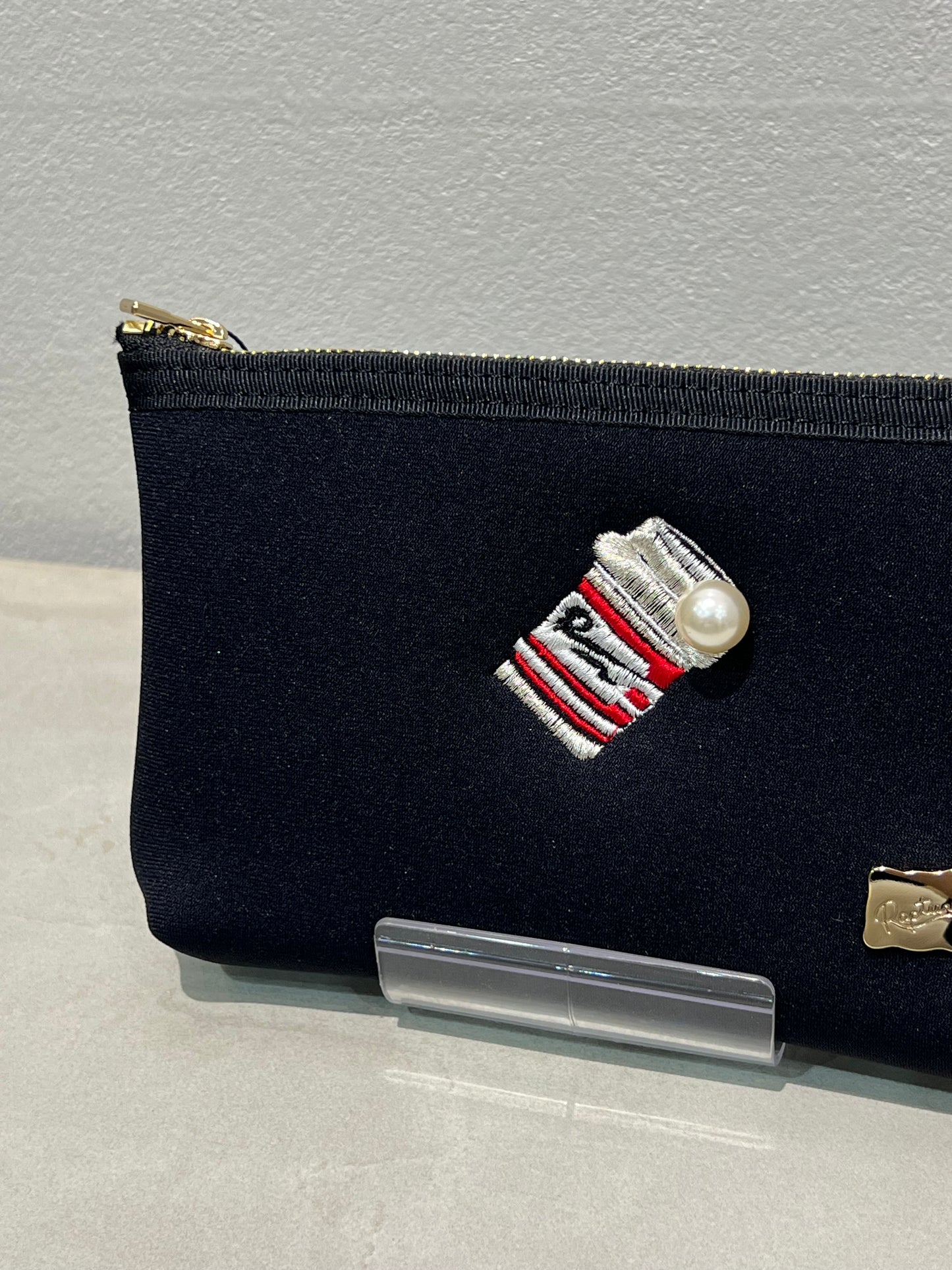 【Rapture】ネイプルズ モチーフ刺繍ポーチ -Sサイズ-