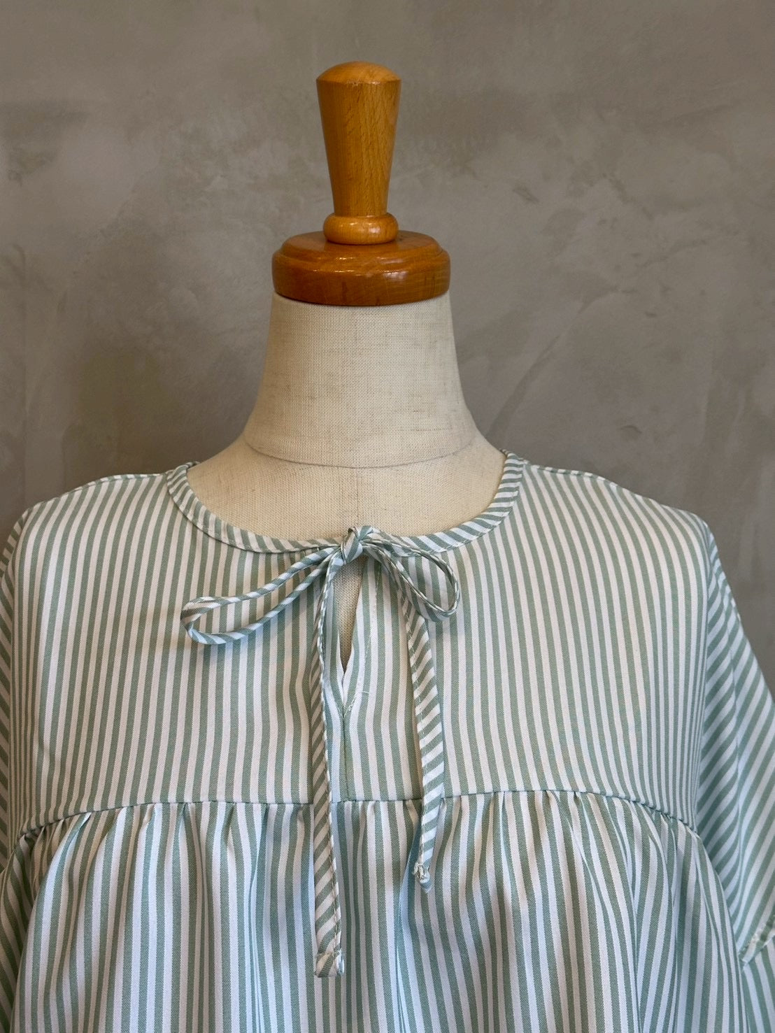 【botanical】ティアードチュニック長袖ブラウス