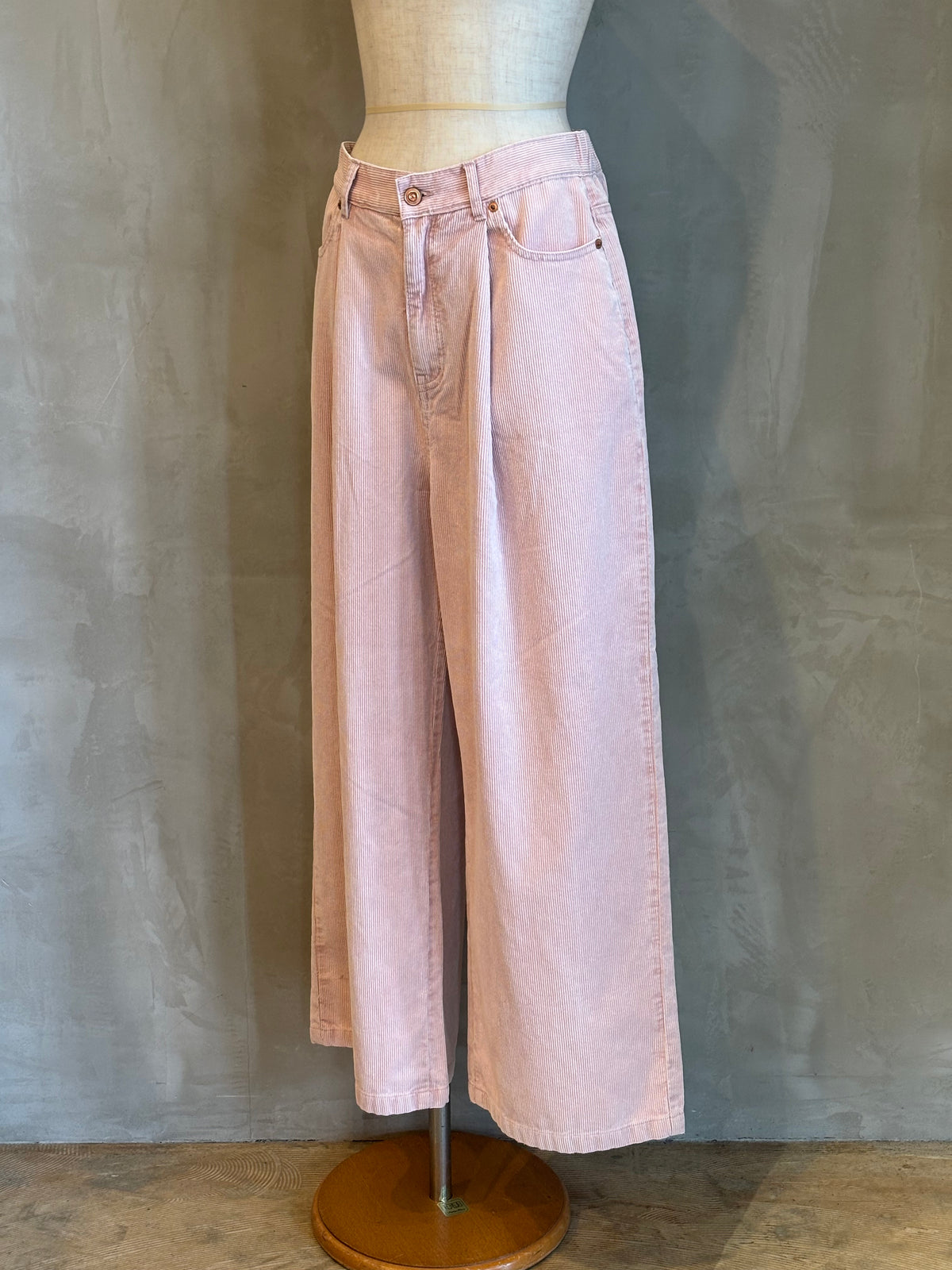 【botanical】コーデュロイワイドレグパンツ