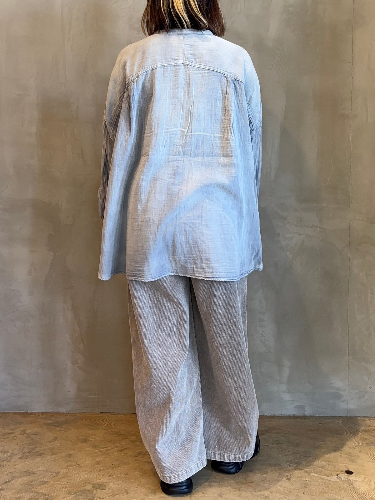 【botanical】コーデュロイワイドレグパンツ