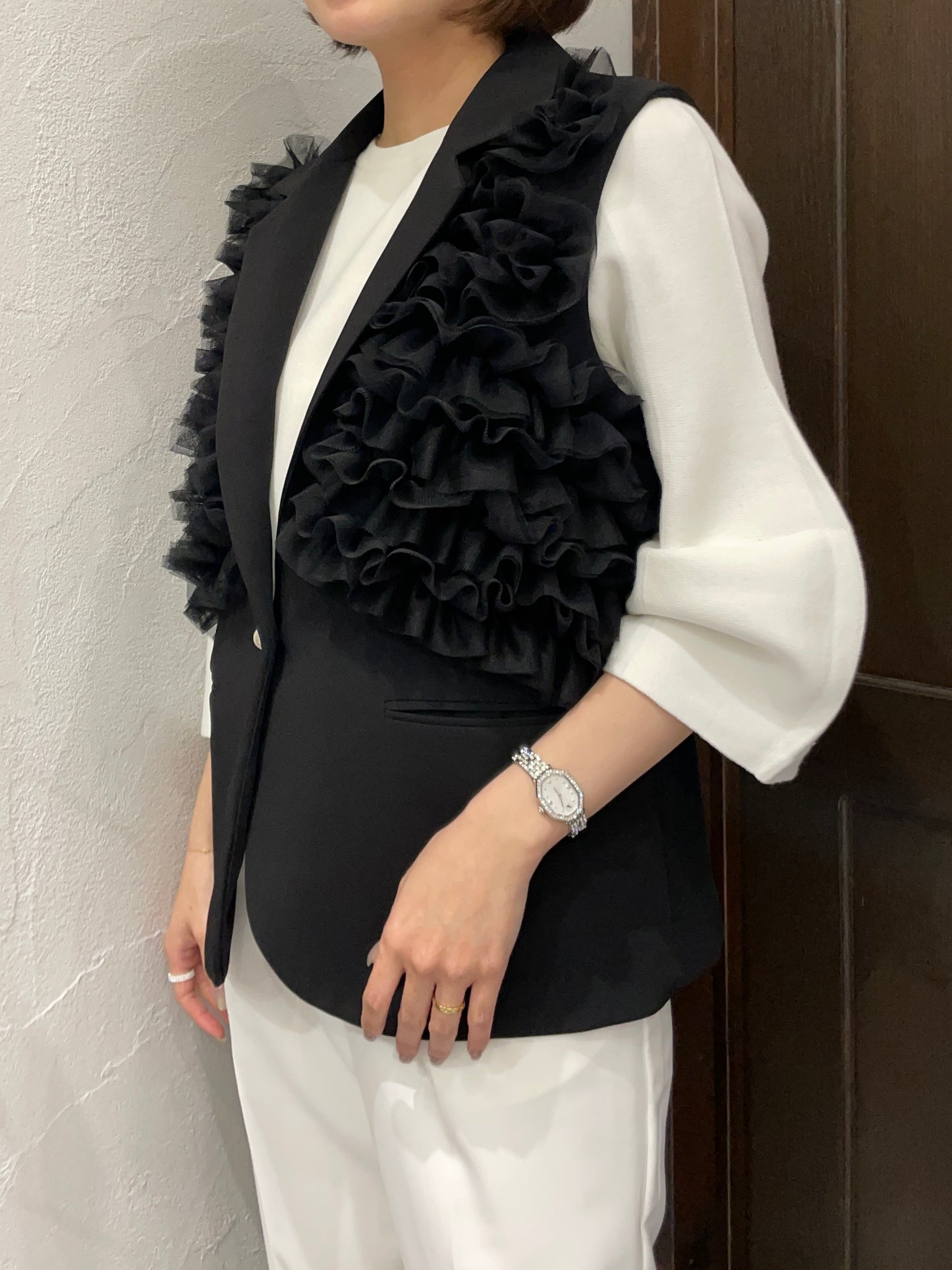 【PICCIN PERLA】チュールジレ