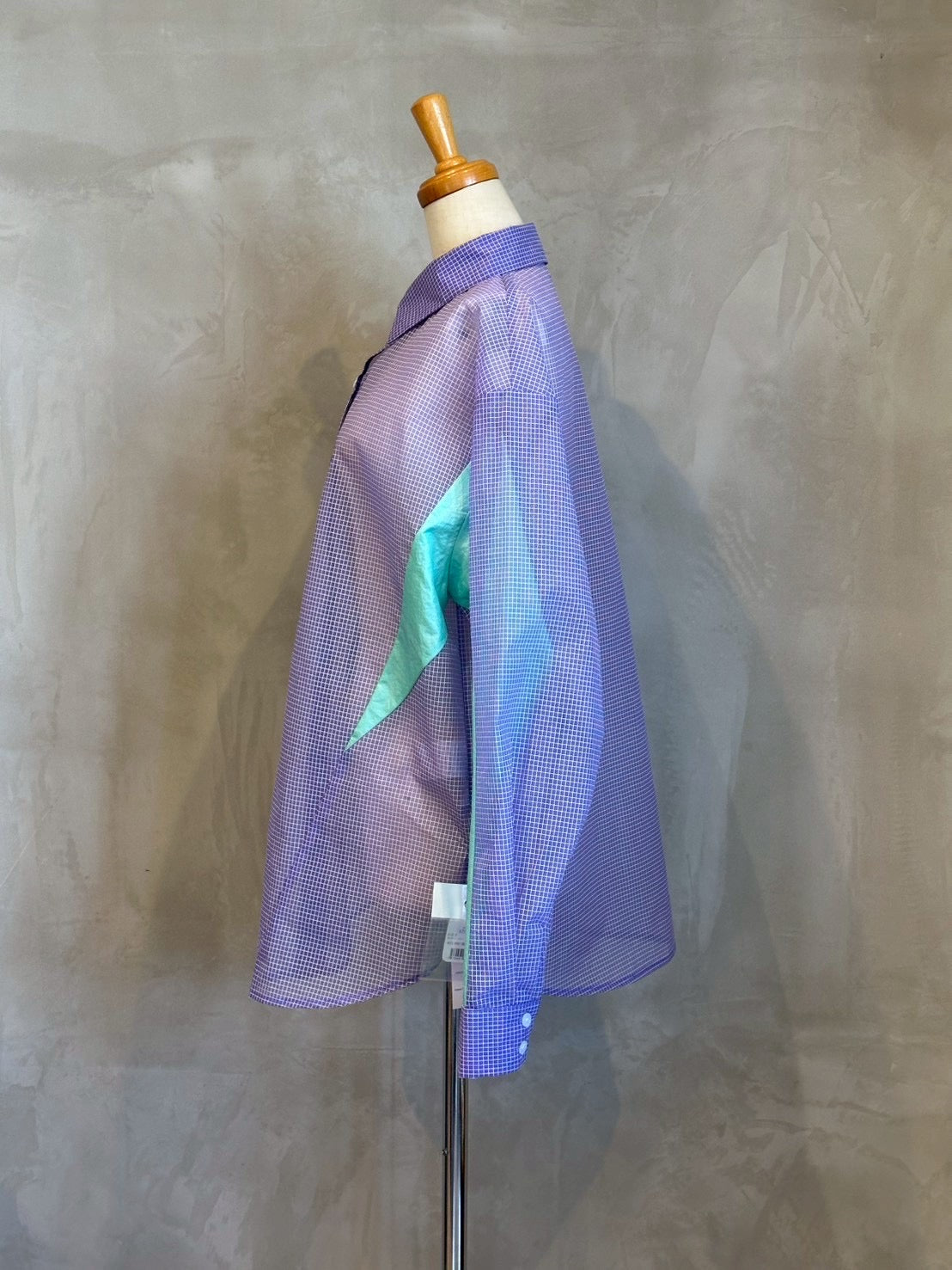 【HCAE】シアーチェックシャツ