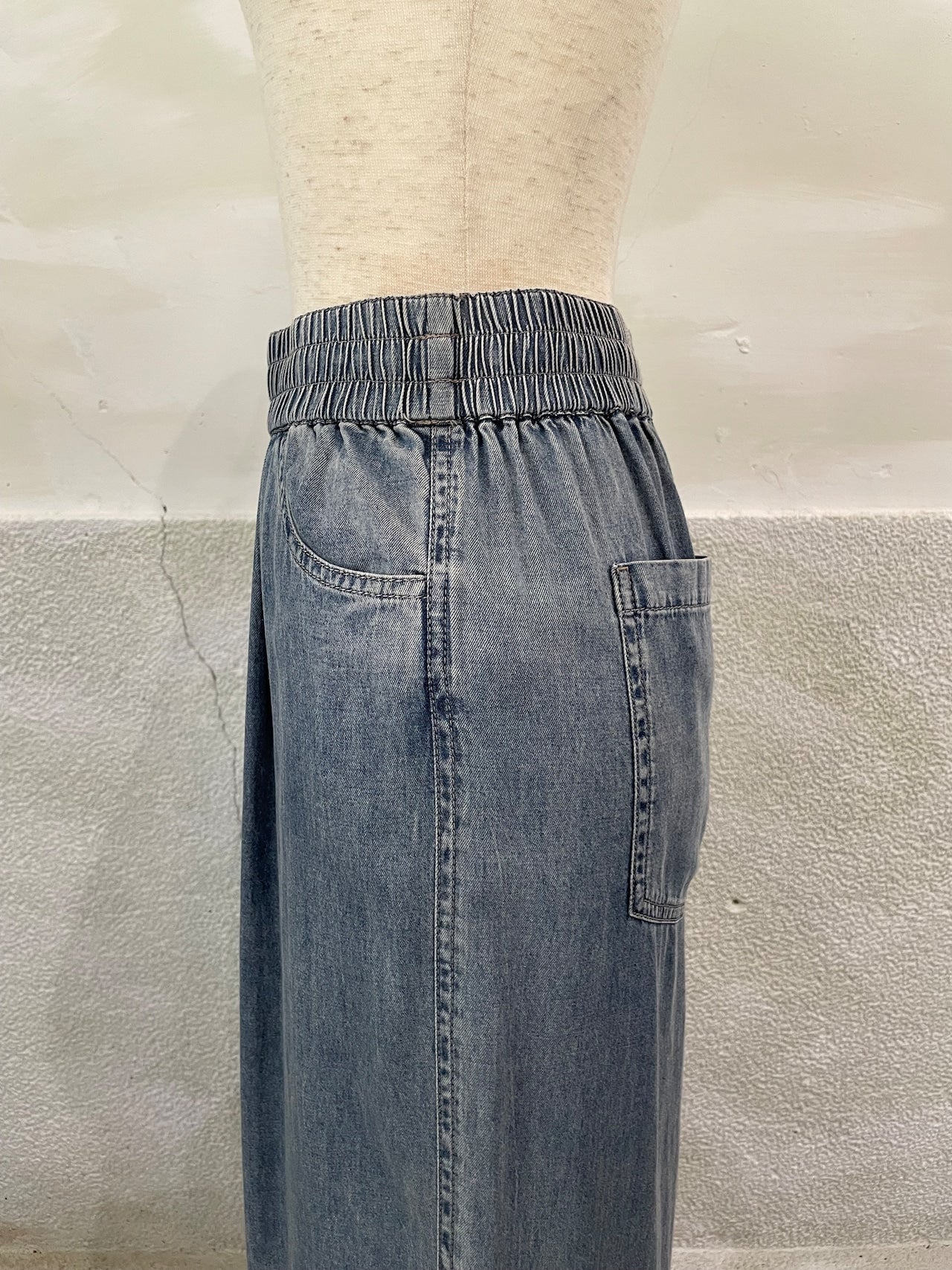 【BLUE FRONCE】テンセルデニムパンツ