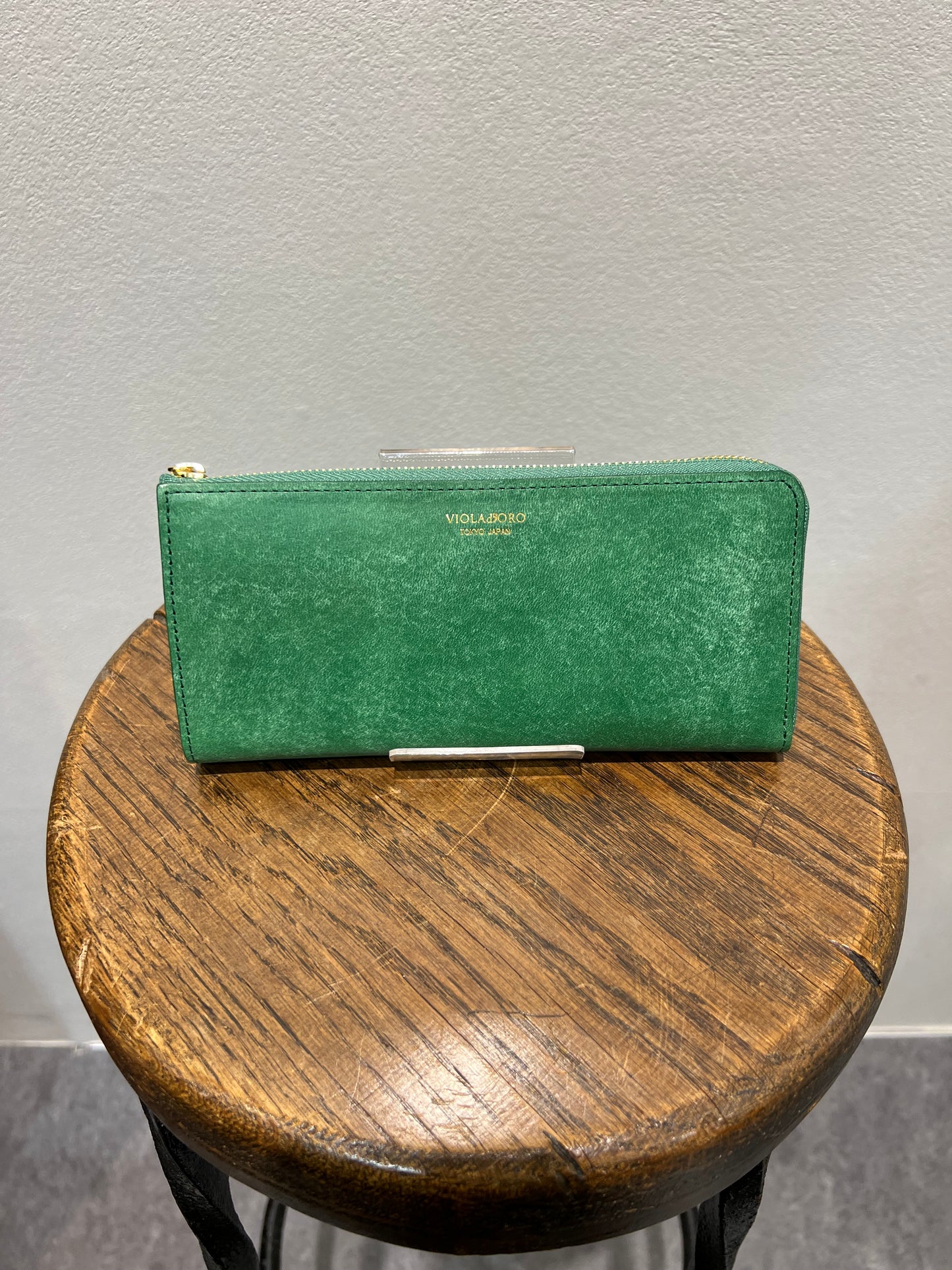 【VIOLAd'RO】ヌメ革長財布