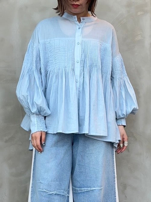 【B-chad】ピンタックブラウス