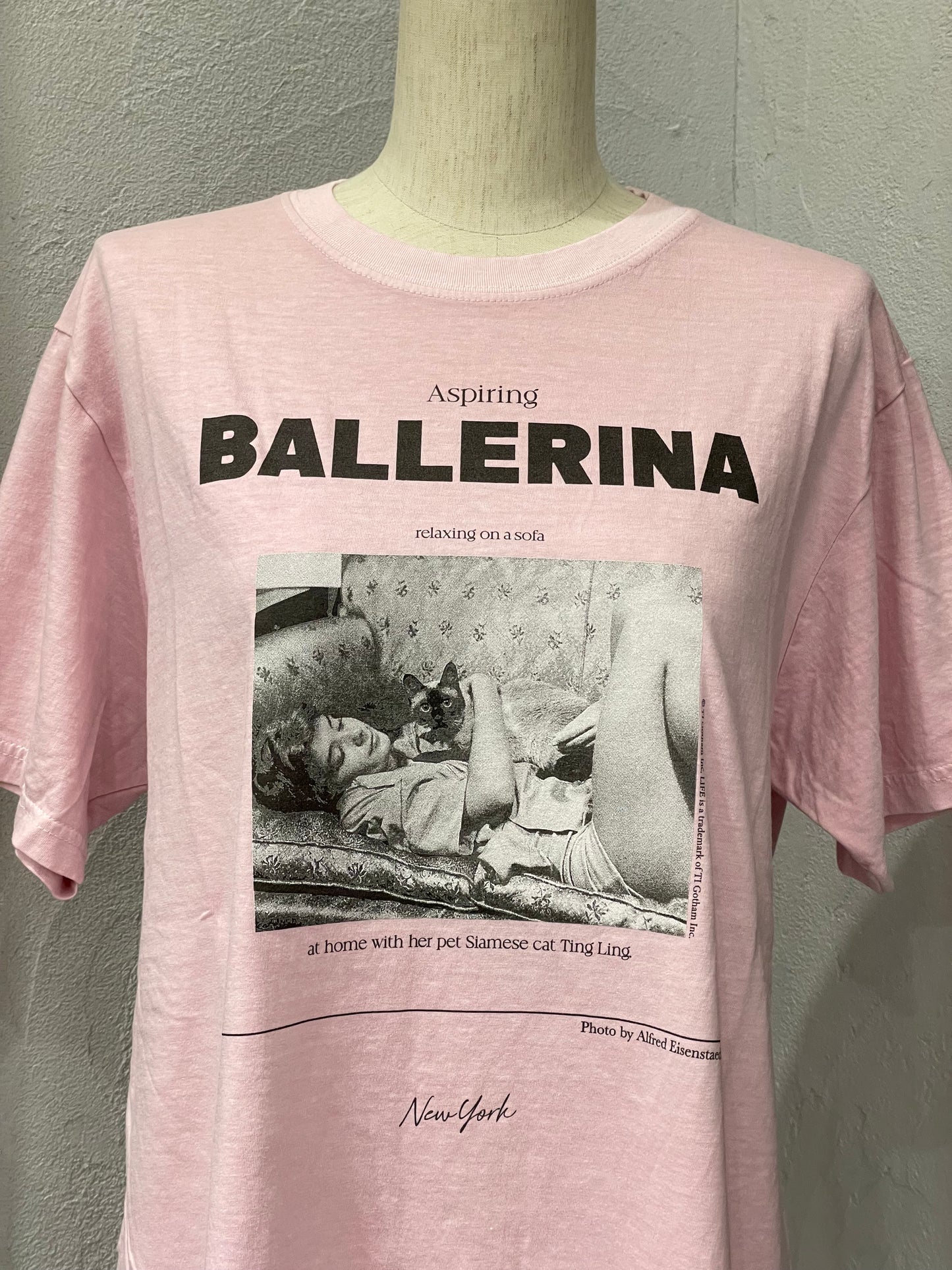 【GOOD ROCK SPPED】/Ballerina Photo Graphic T-Shirt
