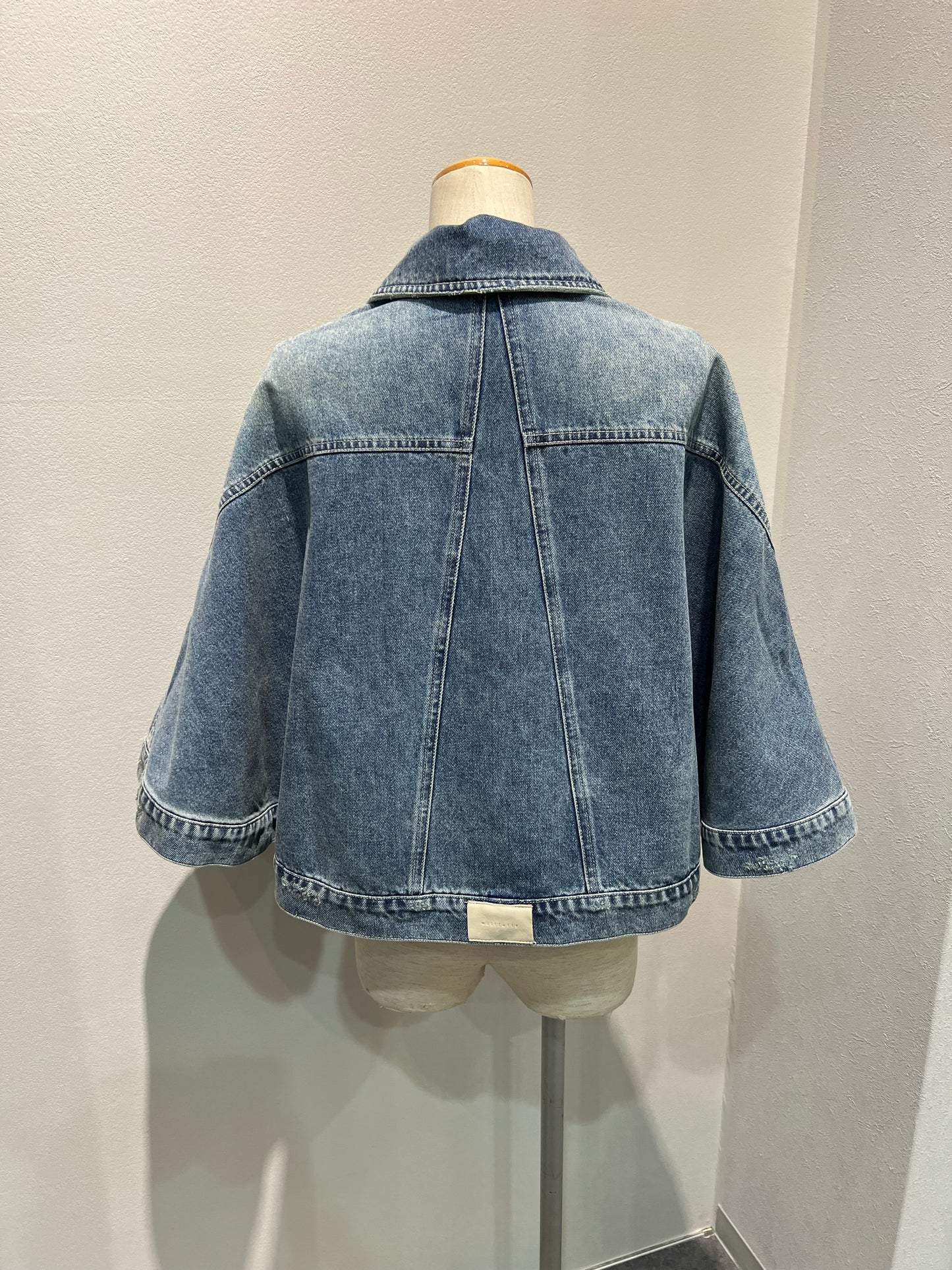 【WILLFULLY】デニムポンチョ