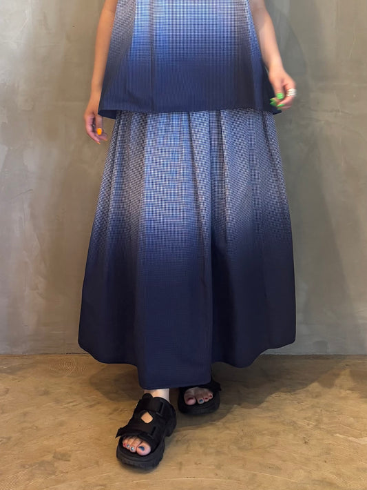 【MidiUmi】グラデーションダイフレアスカート