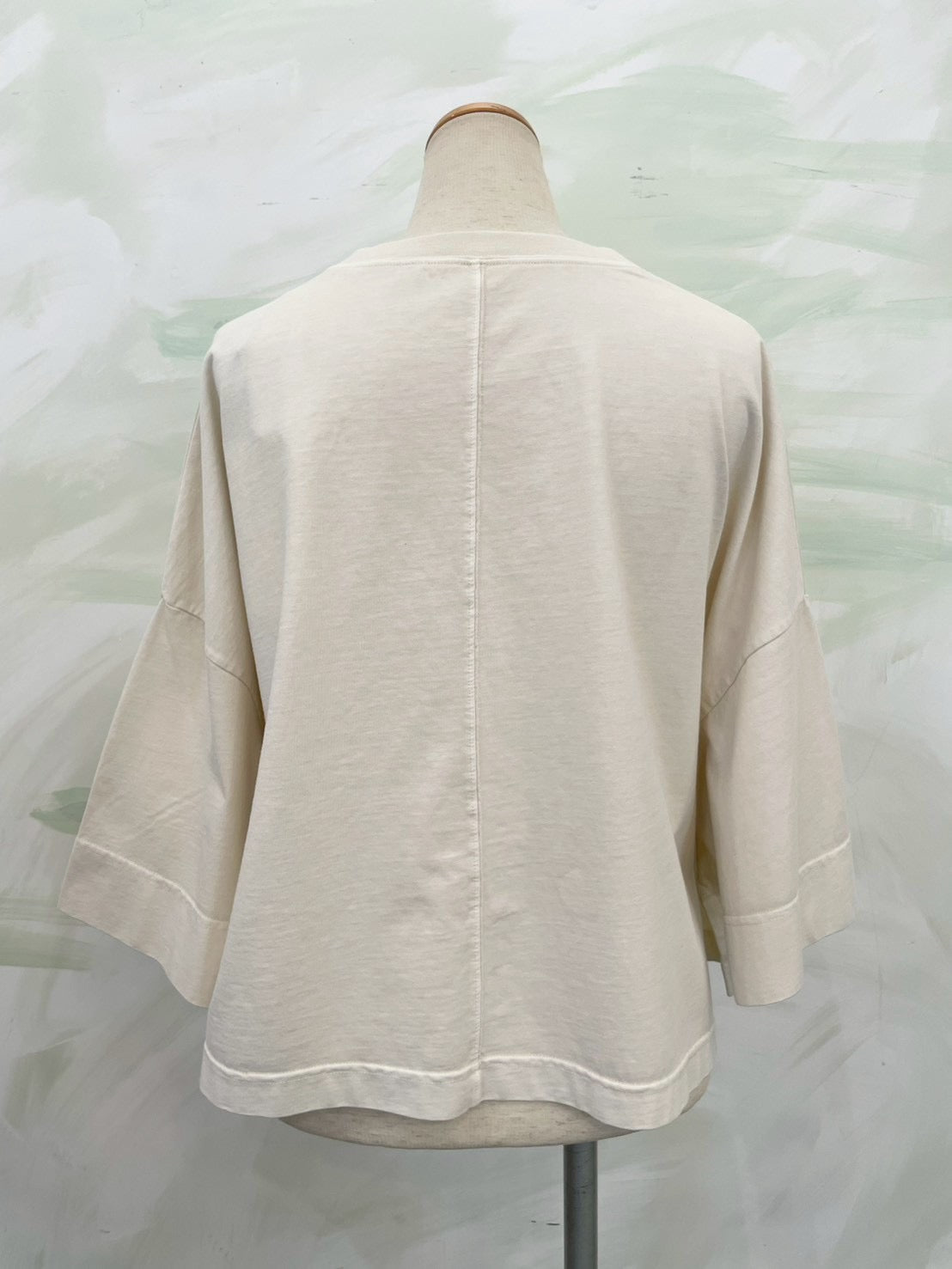 【botanical】ピグメント製品染め オーバーロゴTシャツ
