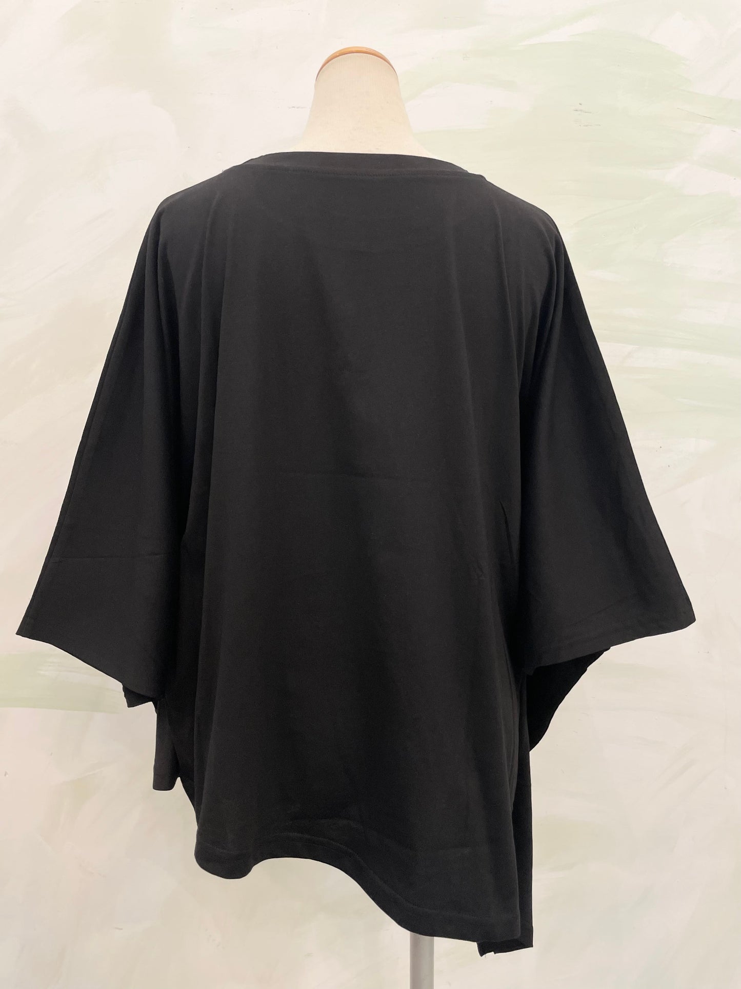 【botanical】チュールフリル切替　アシメカットトップス