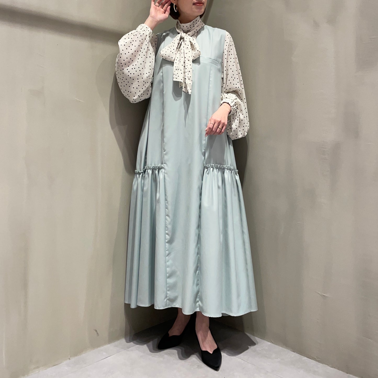 【anana】ボリュームジャンパースカート