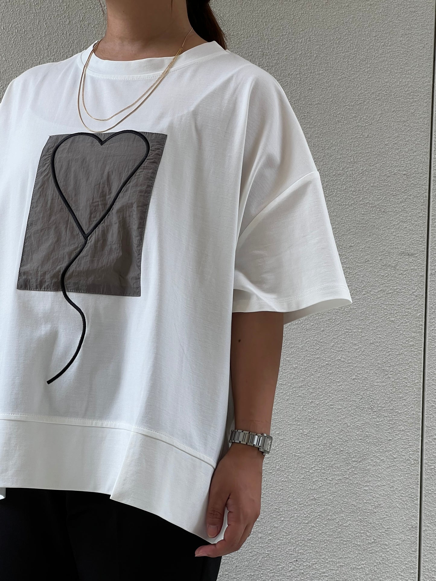 【botanical】ハートモチーフプルオーバー