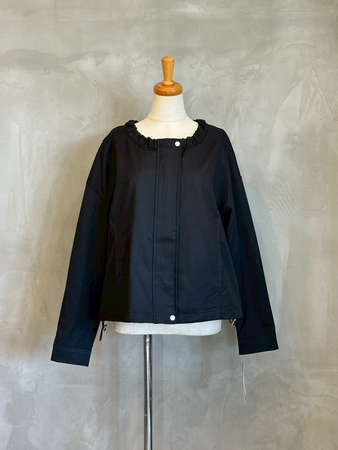 【botanical】ギャザーネックブルゾン