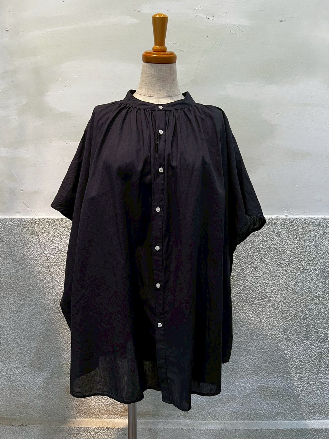 【MANON】オーバーダイ フレンチスリーブ ビック アミカルシャツ
