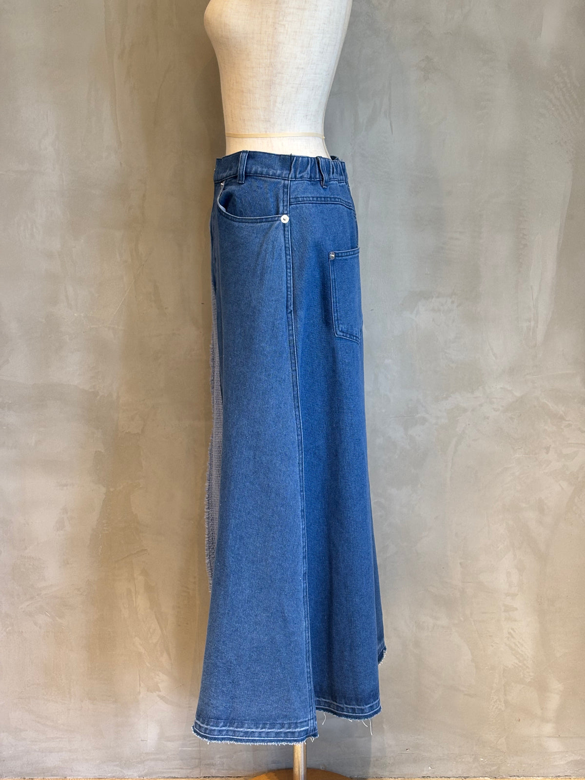 〈10/1ライブ紹介商品〉【CYNICAL】デニムジャガードスカート（セットアップ対応）