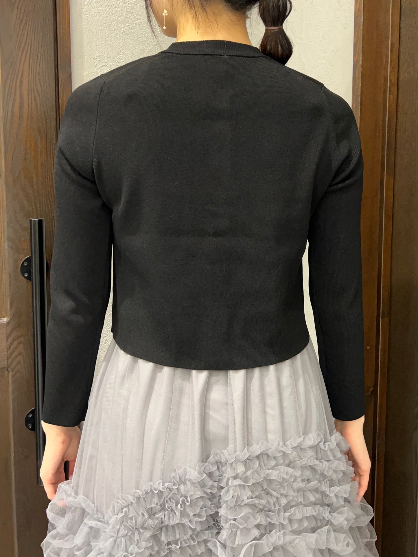 【Dignite collier】ストレッチカーディガン