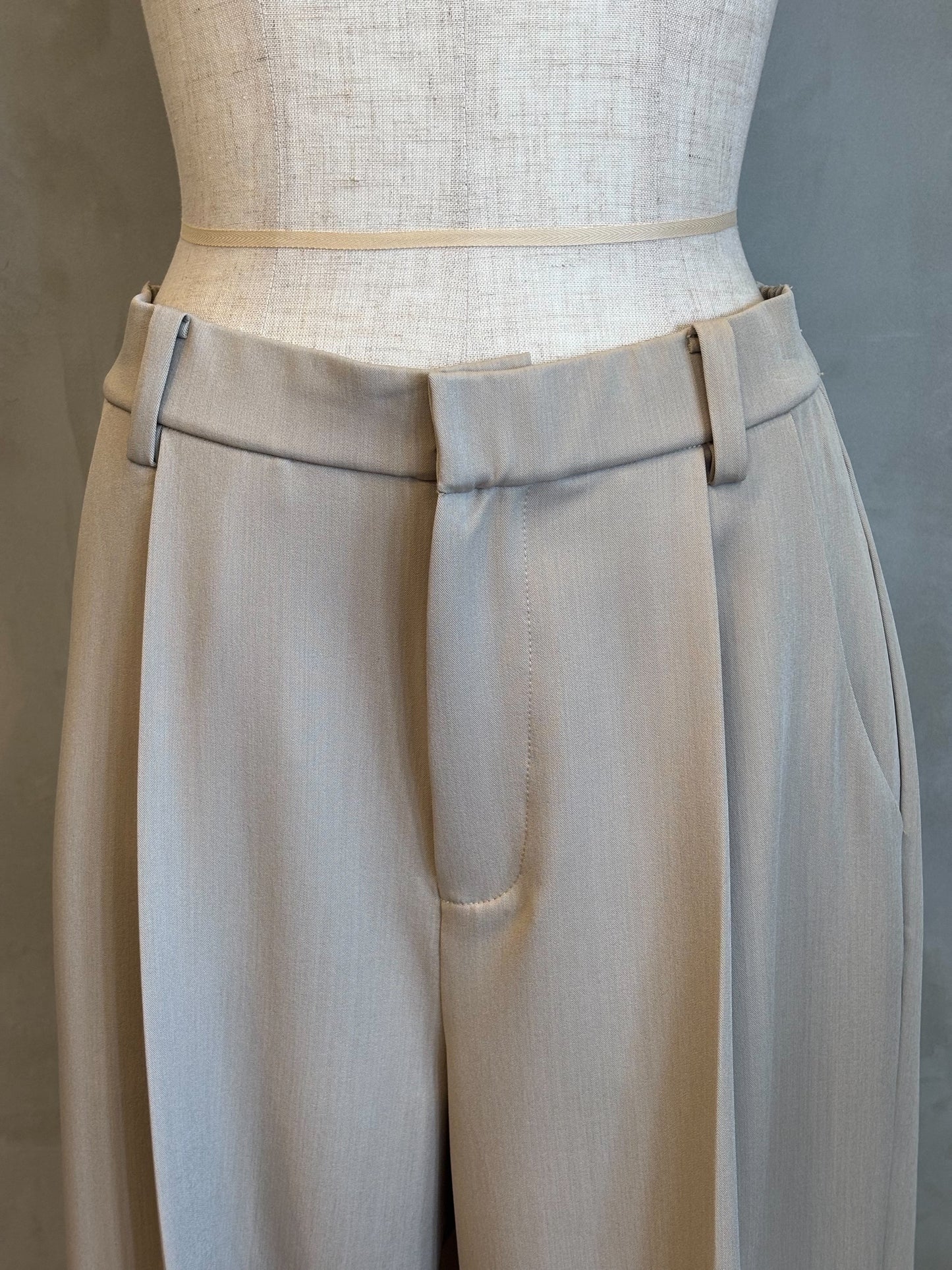 【ROSIEE】カーブポケットタックワイドパンツ