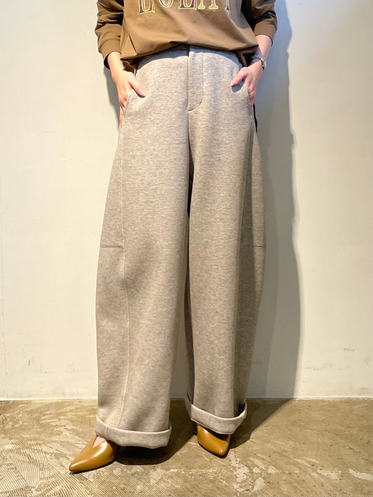 【予約商品】ボンディングワイドコクーンパンツ