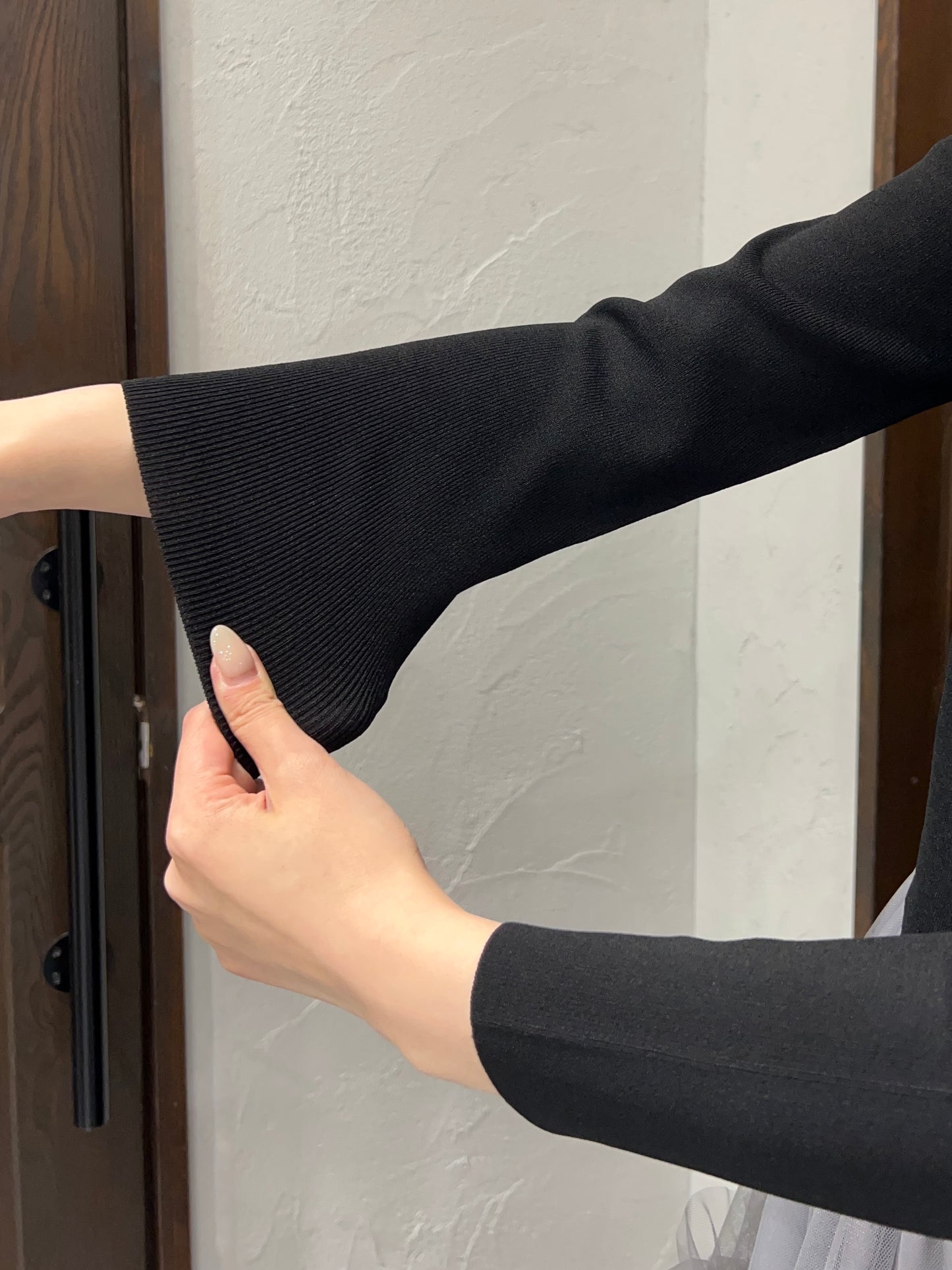 【Dignite collier】ストレッチカーディガン