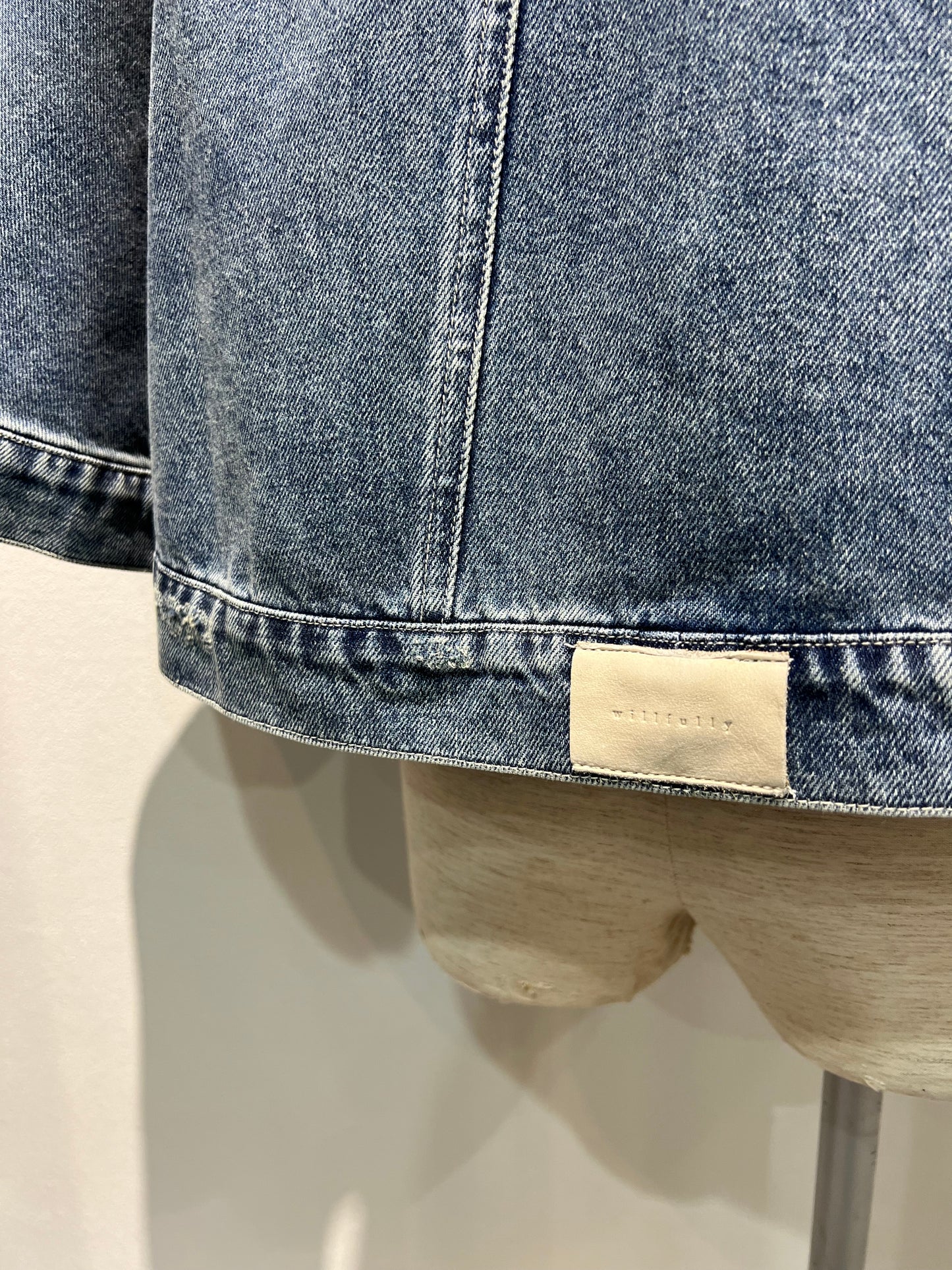 【WILLFULLY】デニムポンチョ