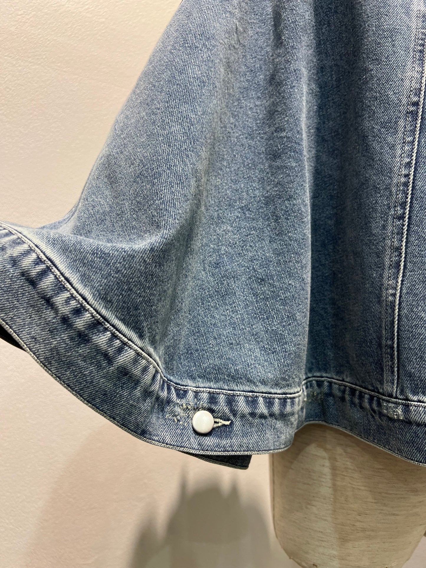 【WILLFULLY】デニムポンチョ