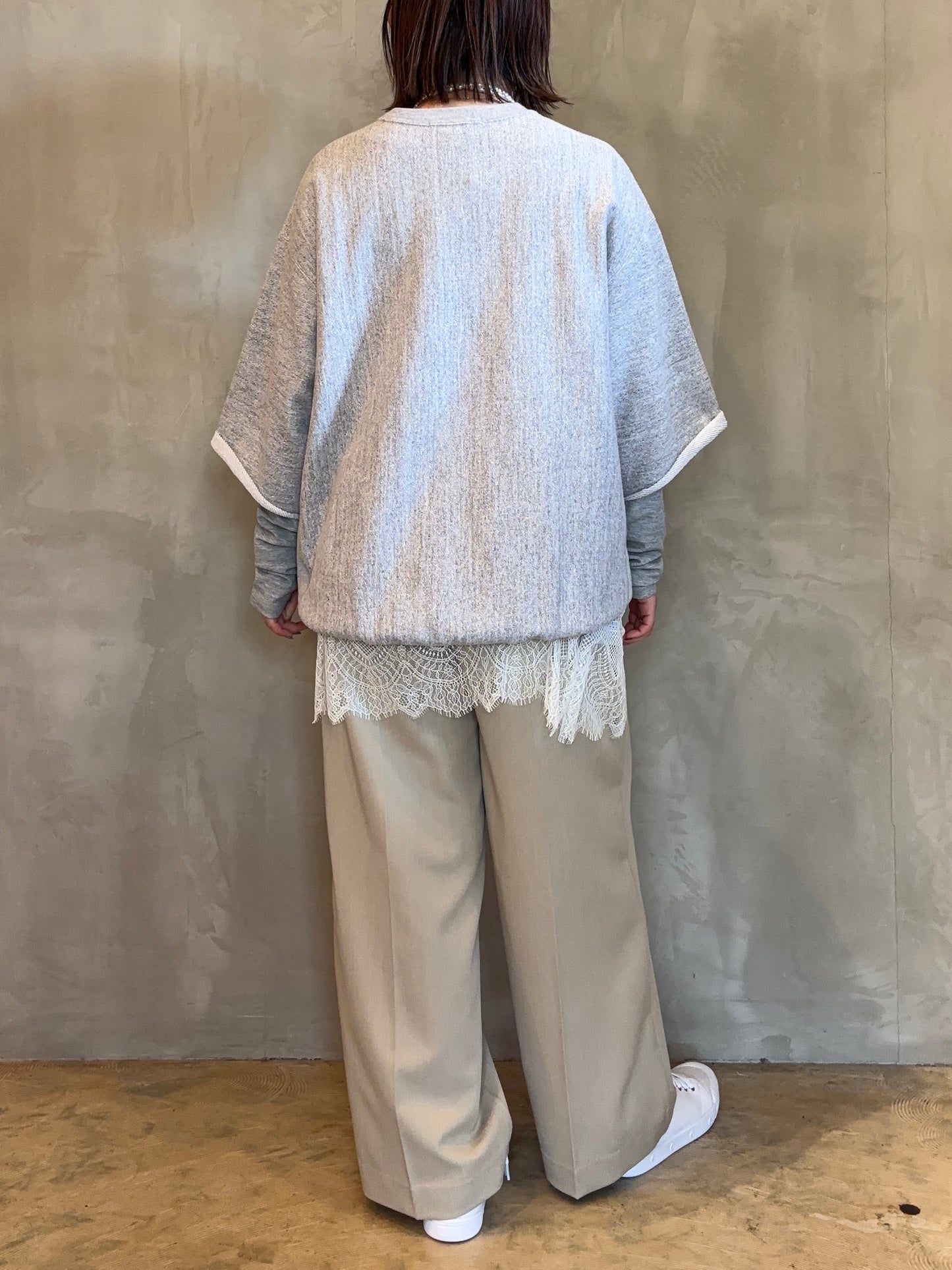 【ROSIEE】カーブポケットタックワイドパンツ