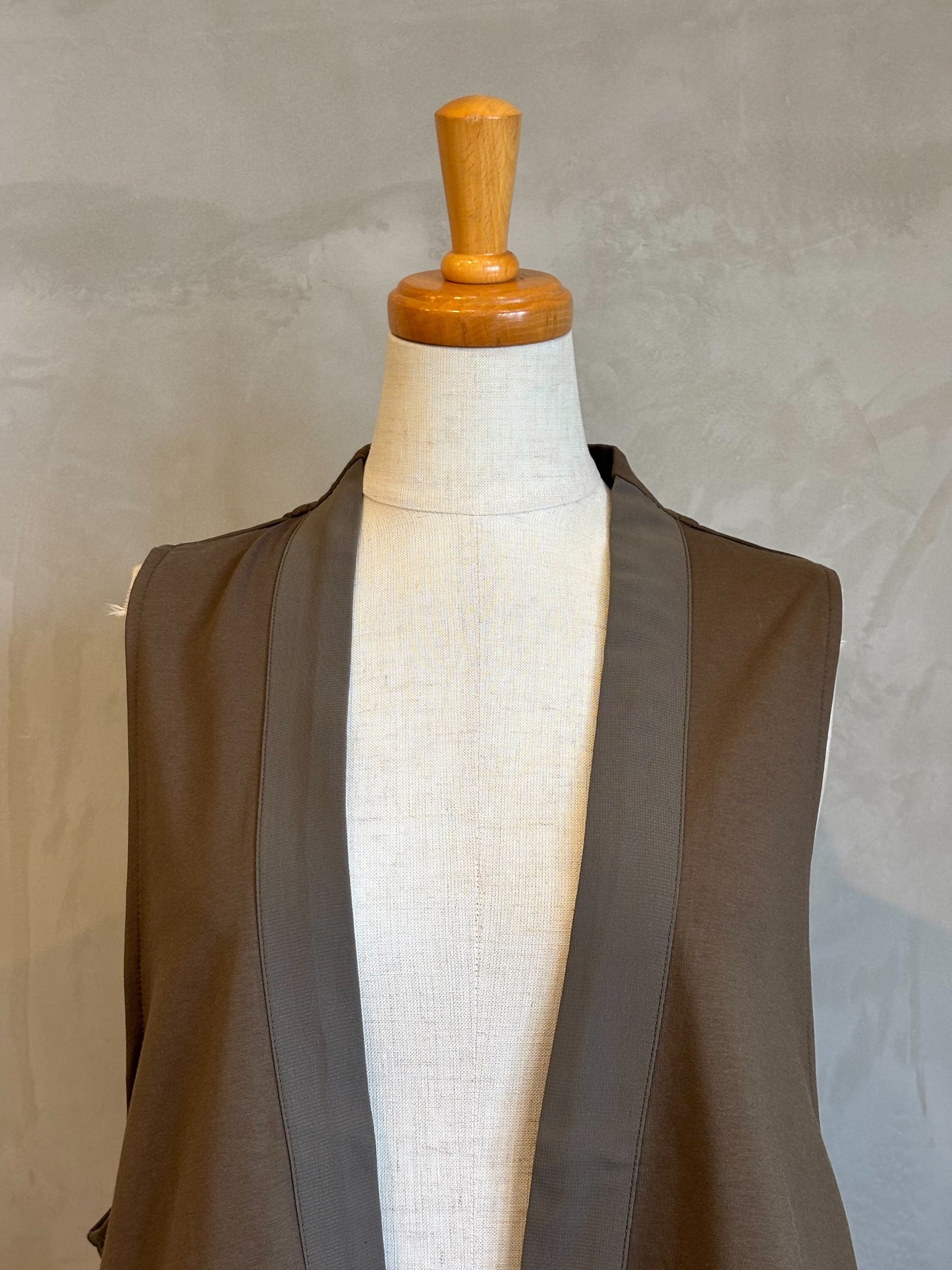 【botanical】バックシアー切替ロングジレ