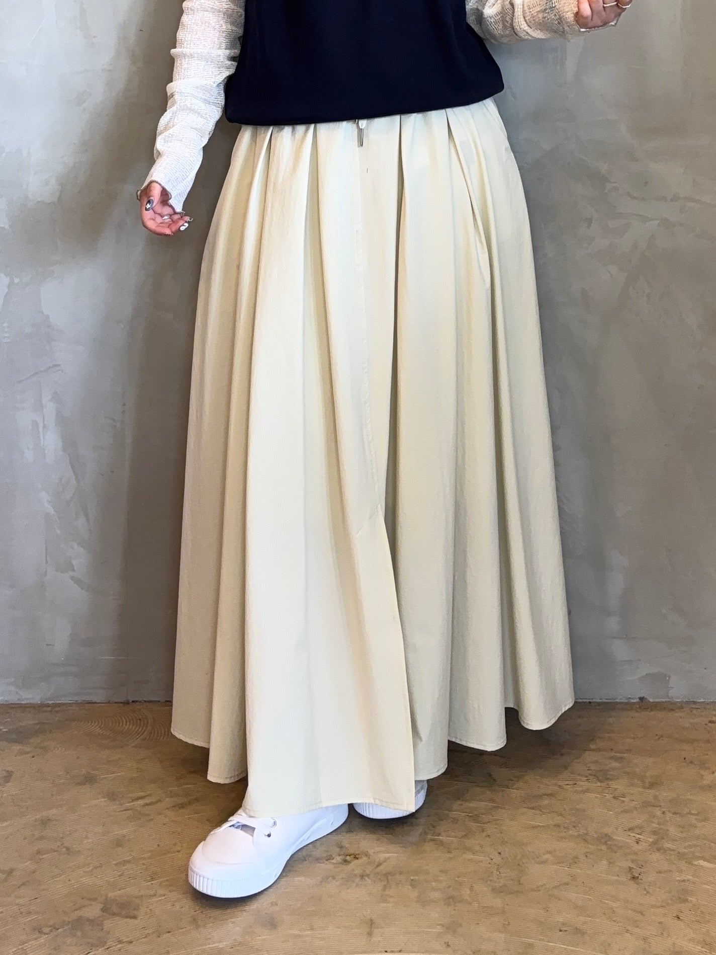 【CYNICAL】ギャザーロングスカート