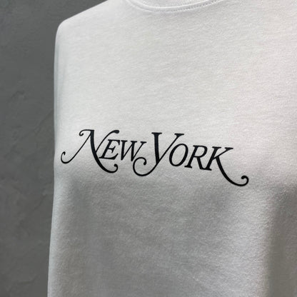 【NEW ERA】オーバーサイズド コットン Tシャツ New York Magazine （white）