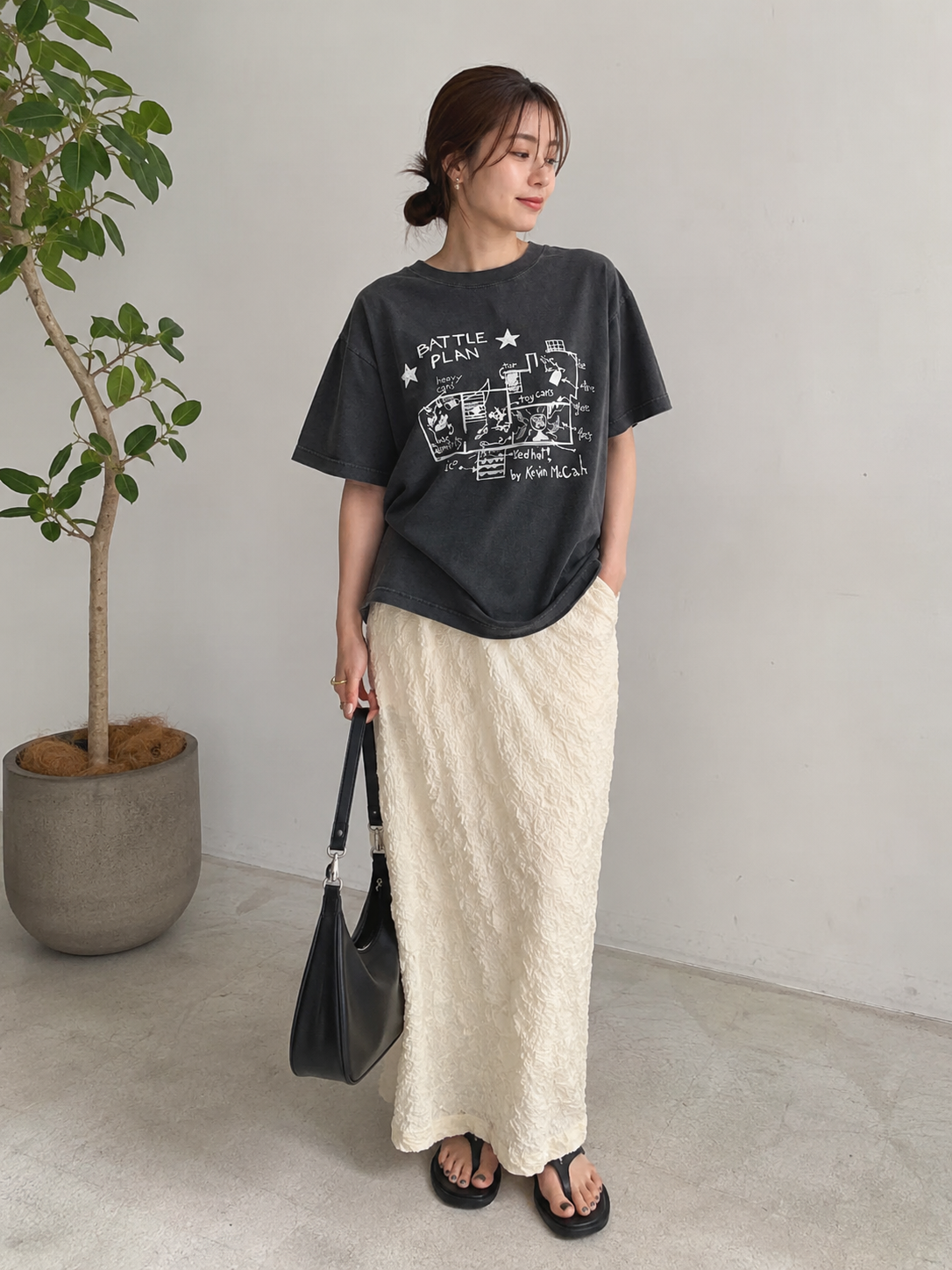 【GOOD ROCK SPPED】Graphic Plan Print T-Shirt