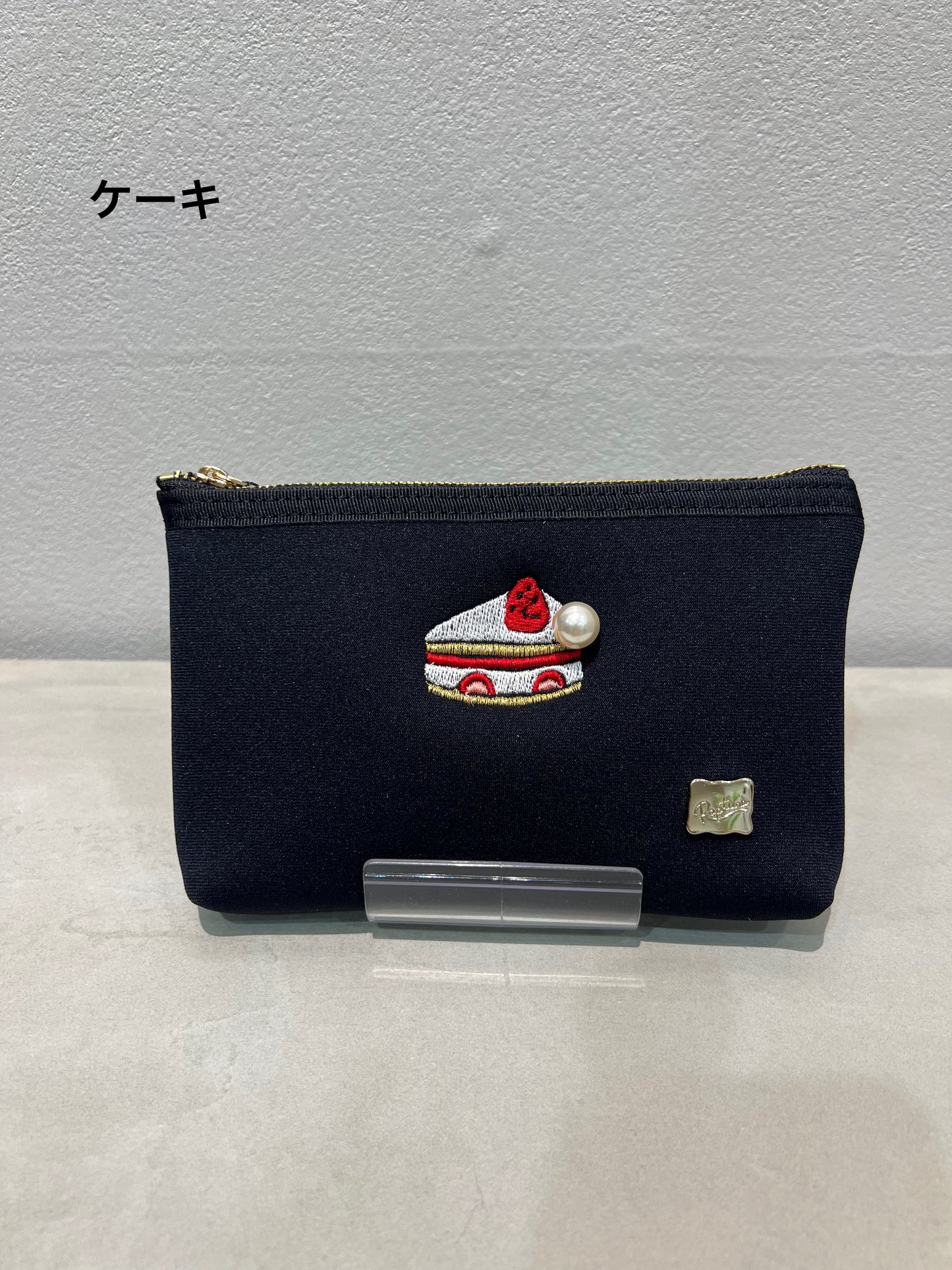 【Rapture】ネイプルズ モチーフ刺繍ポーチ -Sサイズ-