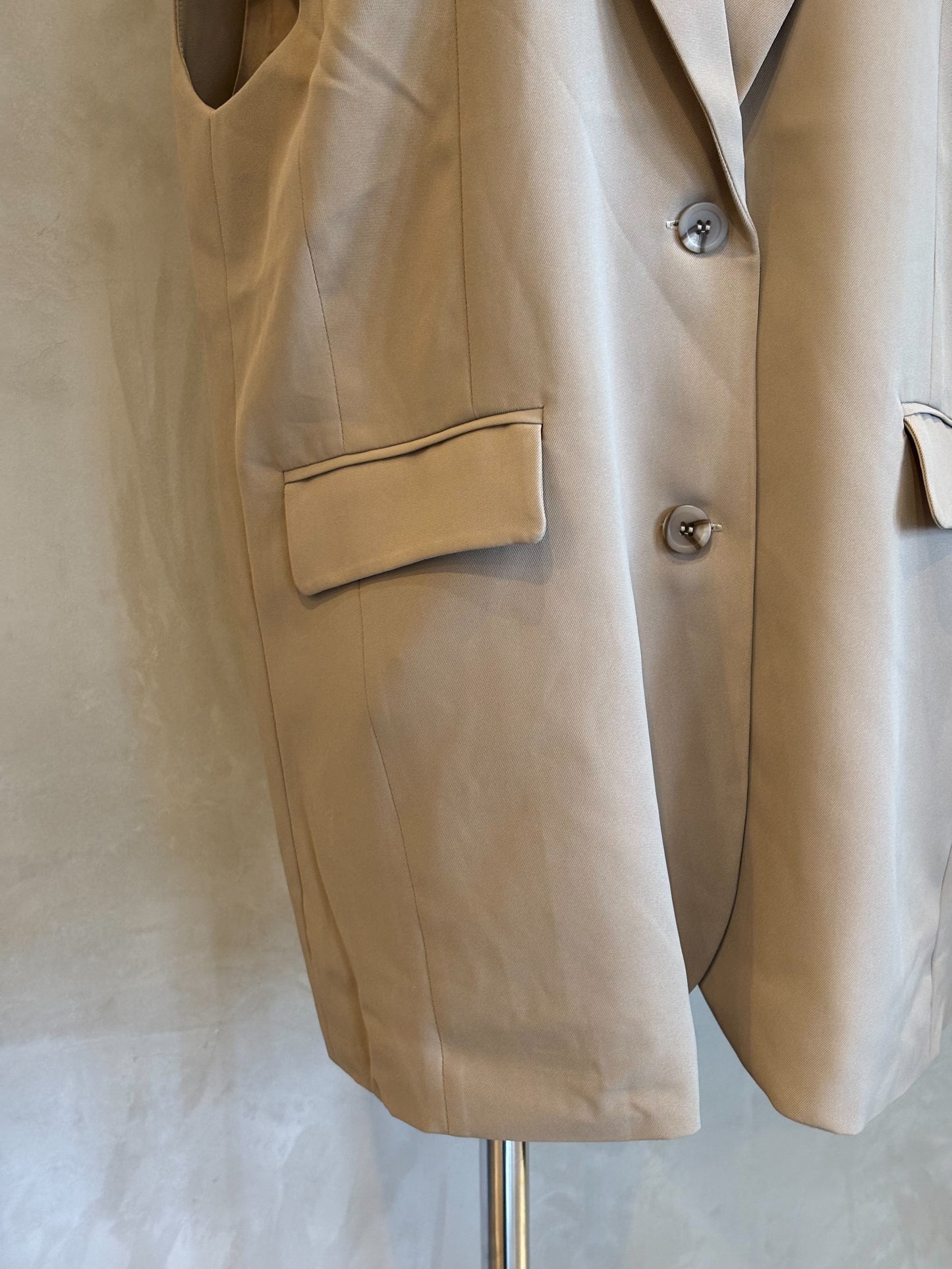 【botanical】ポリツイル バックファスナーベスト