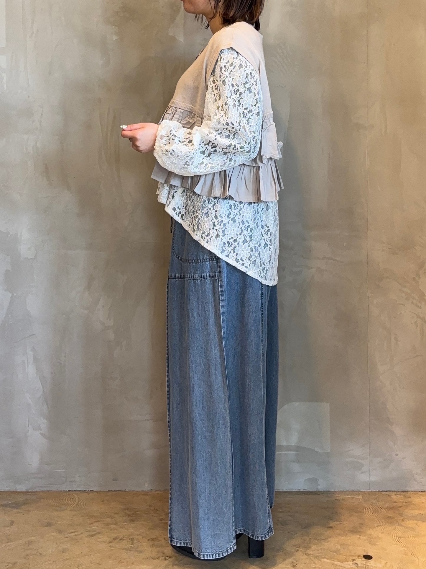 【maomade】リネンコットンカーディガン