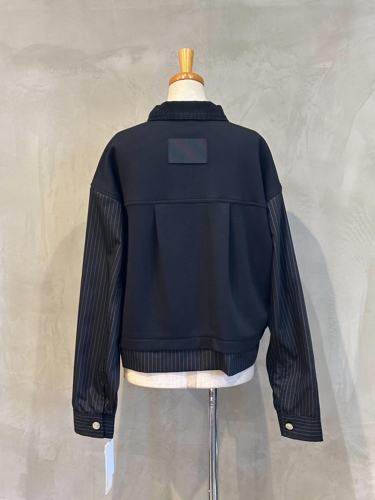 【botanical】異素材切り替えデニムジャケット