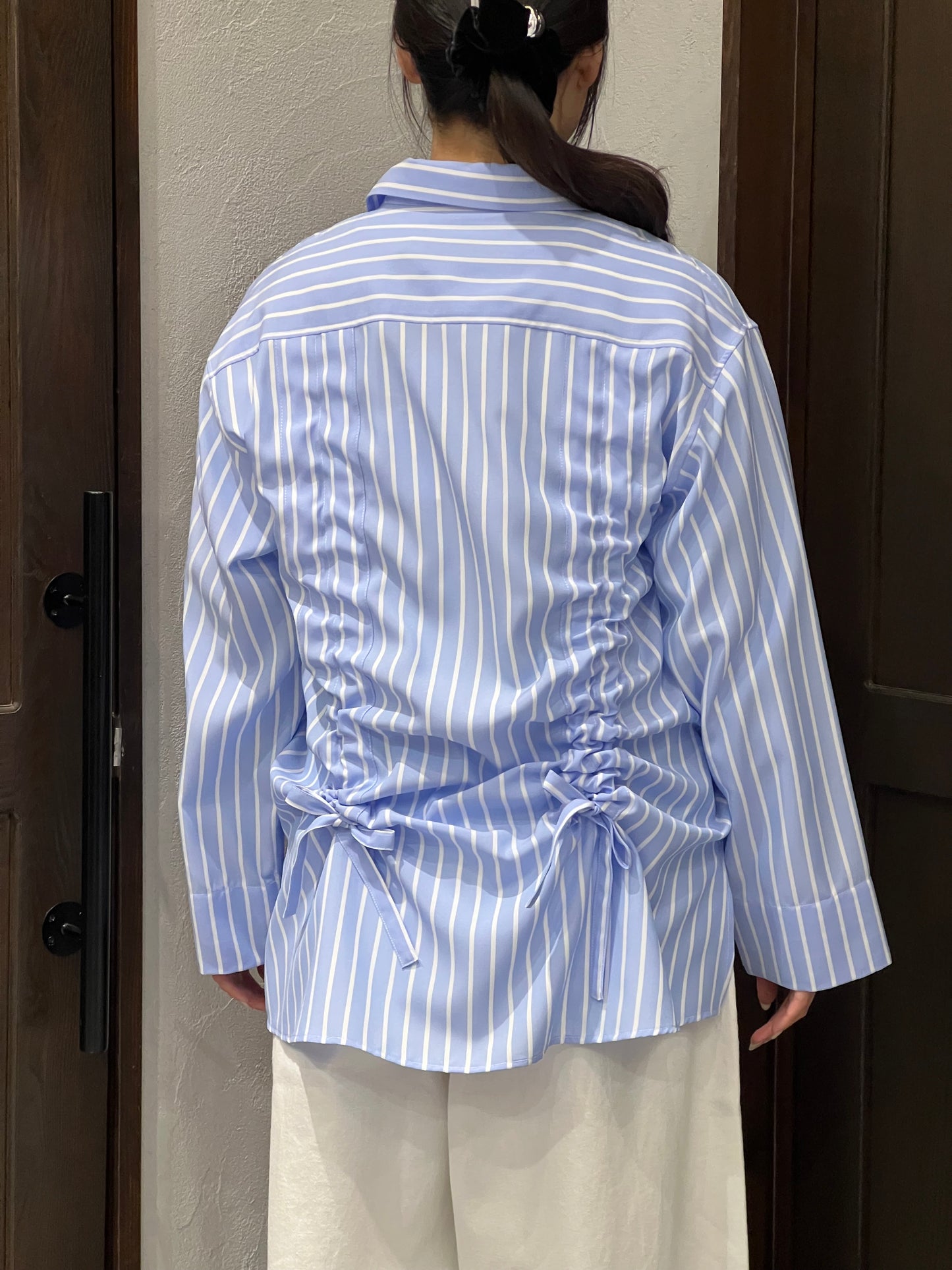 【THOMAS MAGPIE】ドローストリングシャツジャケット