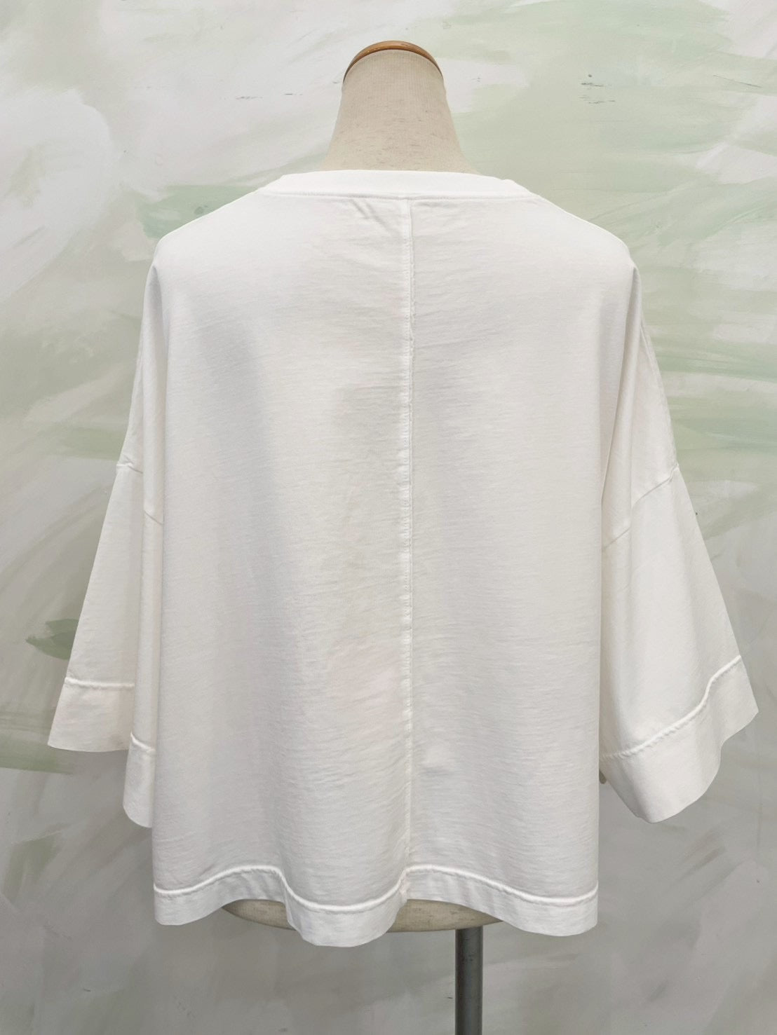 【botanical】ピグメント製品染め オーバーロゴTシャツ
