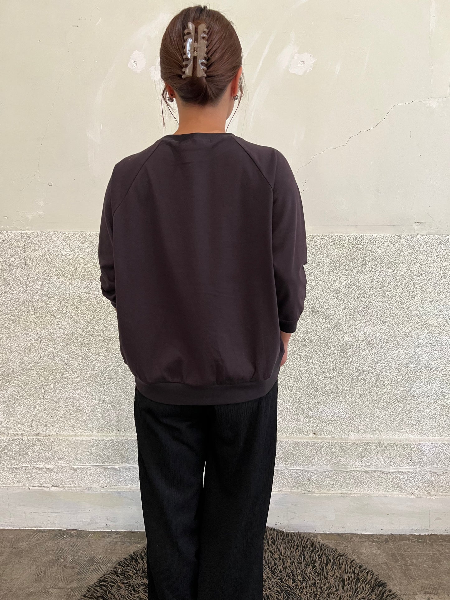 【QTUME】6分袖ジャージTシャツ