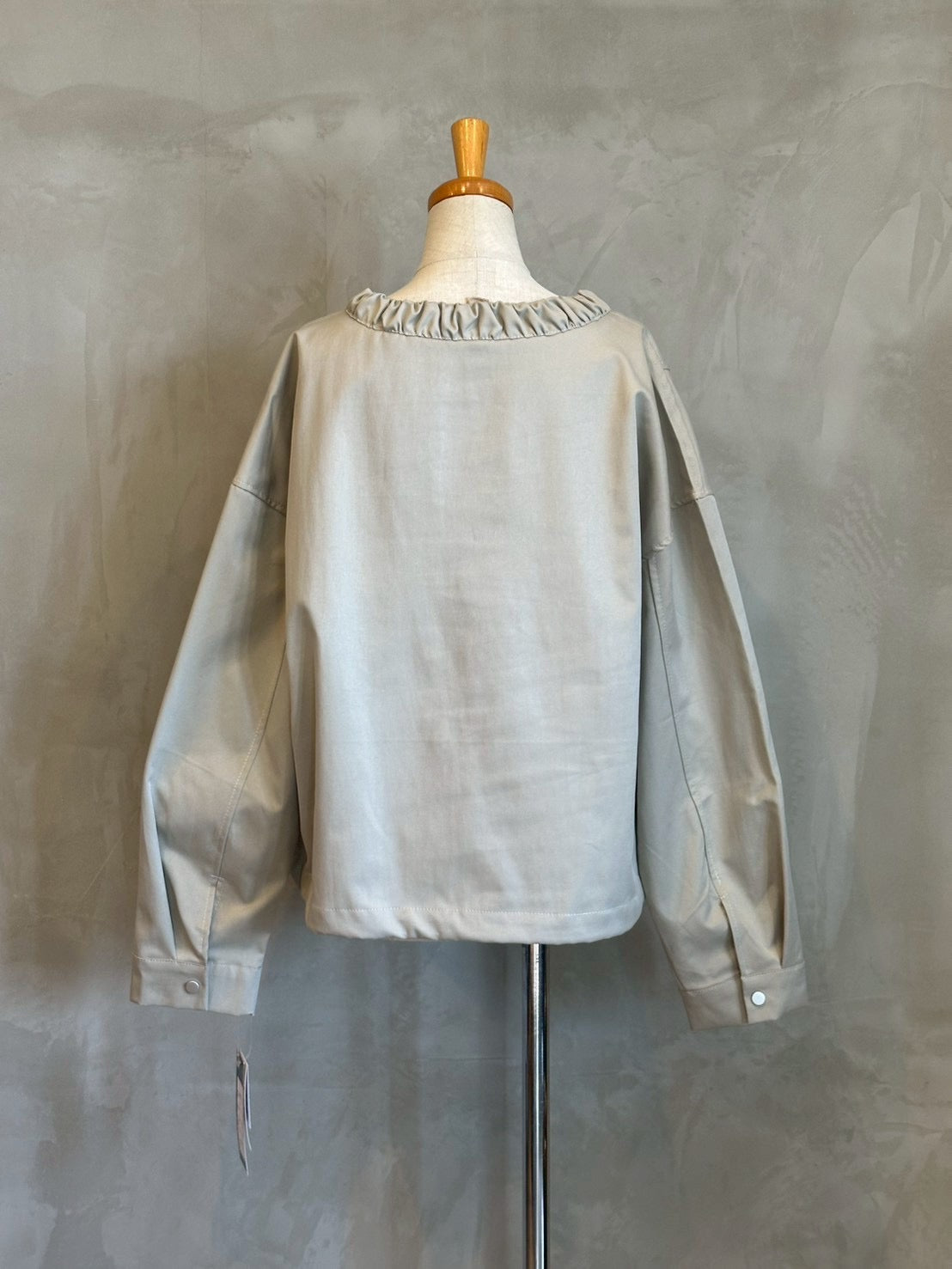 【botanical】ギャザーネックブルゾン